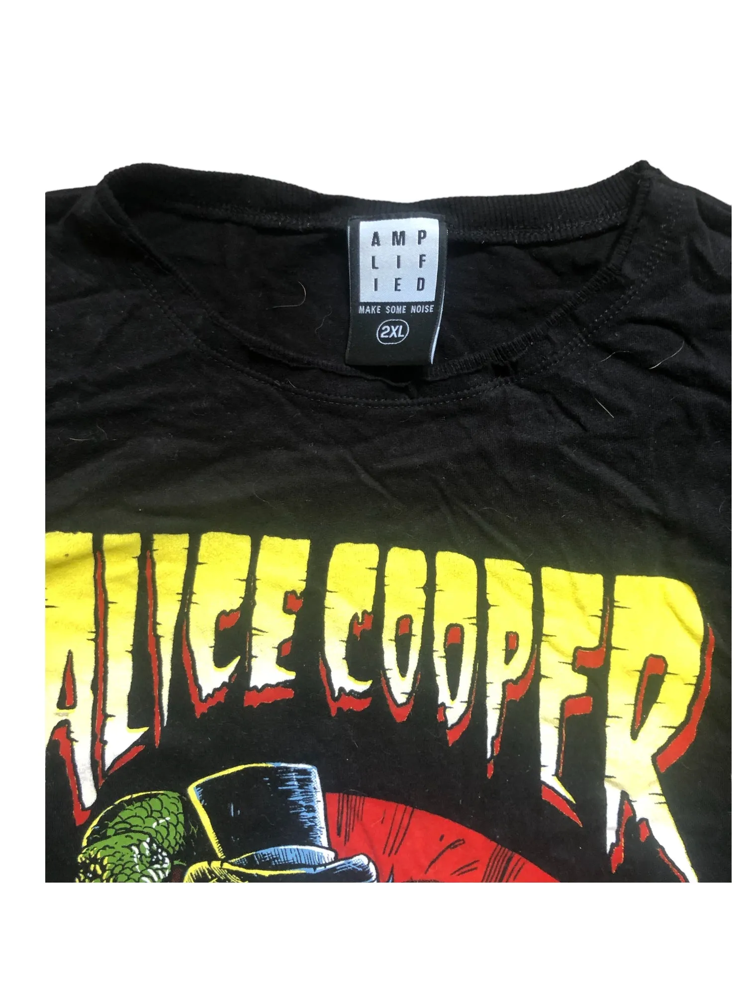 Alice Cooper Sketch Amplified Official Unisex T-Shirt New XXL