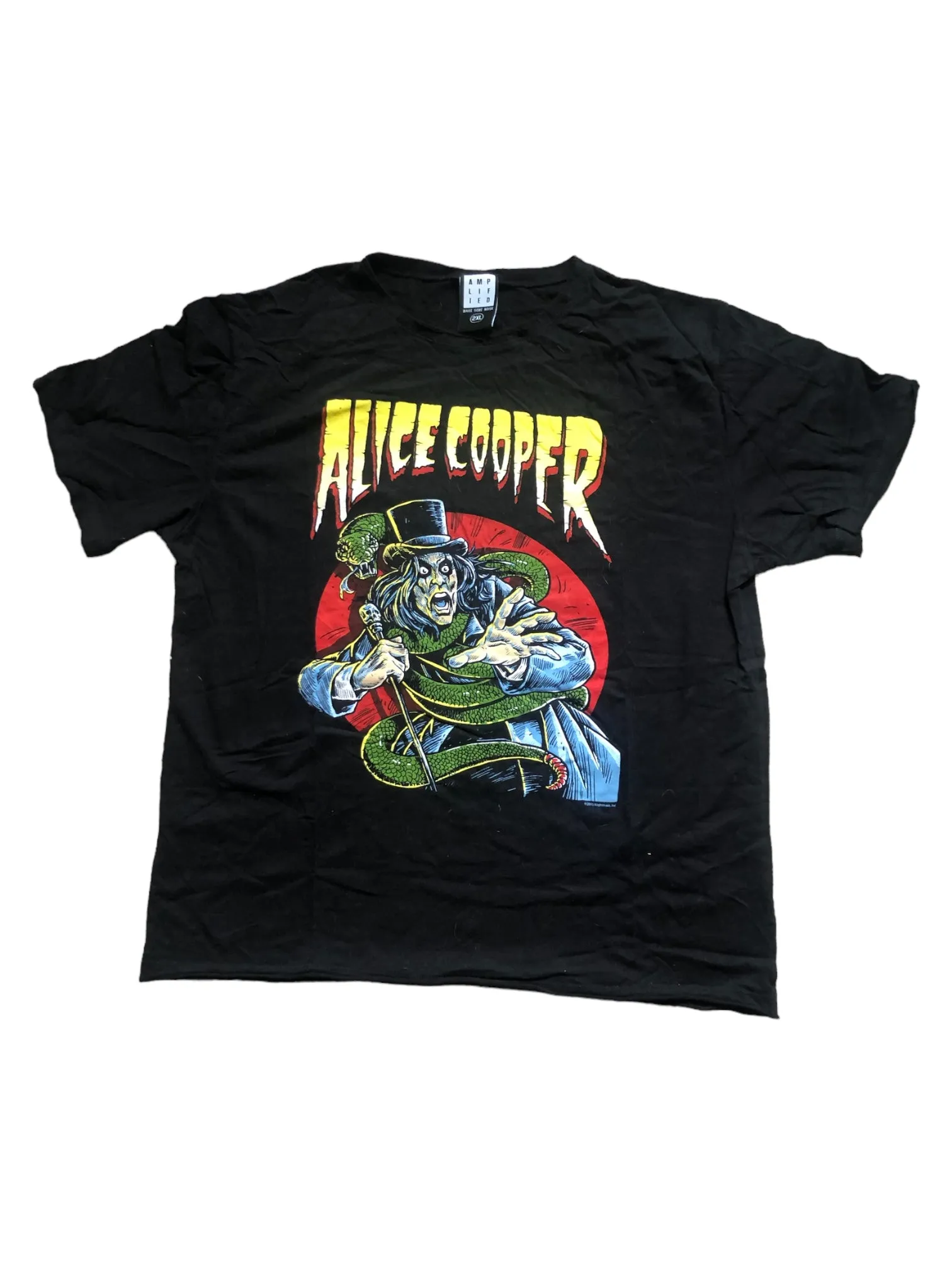 Alice Cooper Sketch Amplified Official Unisex T-Shirt New XXL