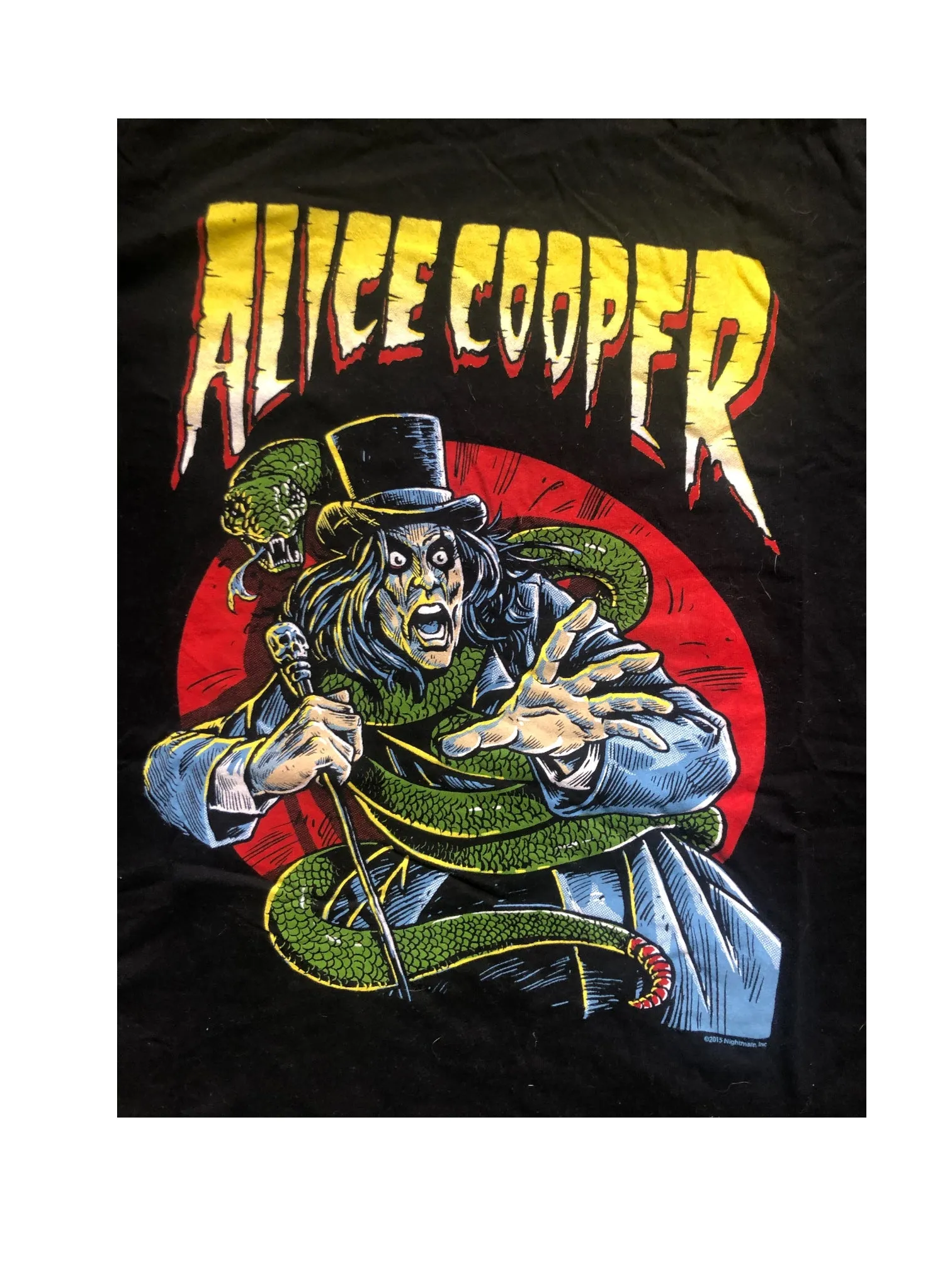 Alice Cooper Sketch Amplified Official Unisex T-Shirt New XXL