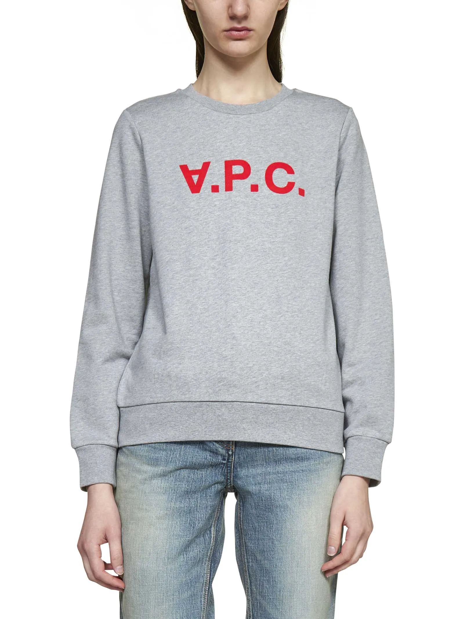 A.P.C. Logo Printed Crewneck Sweatshirt