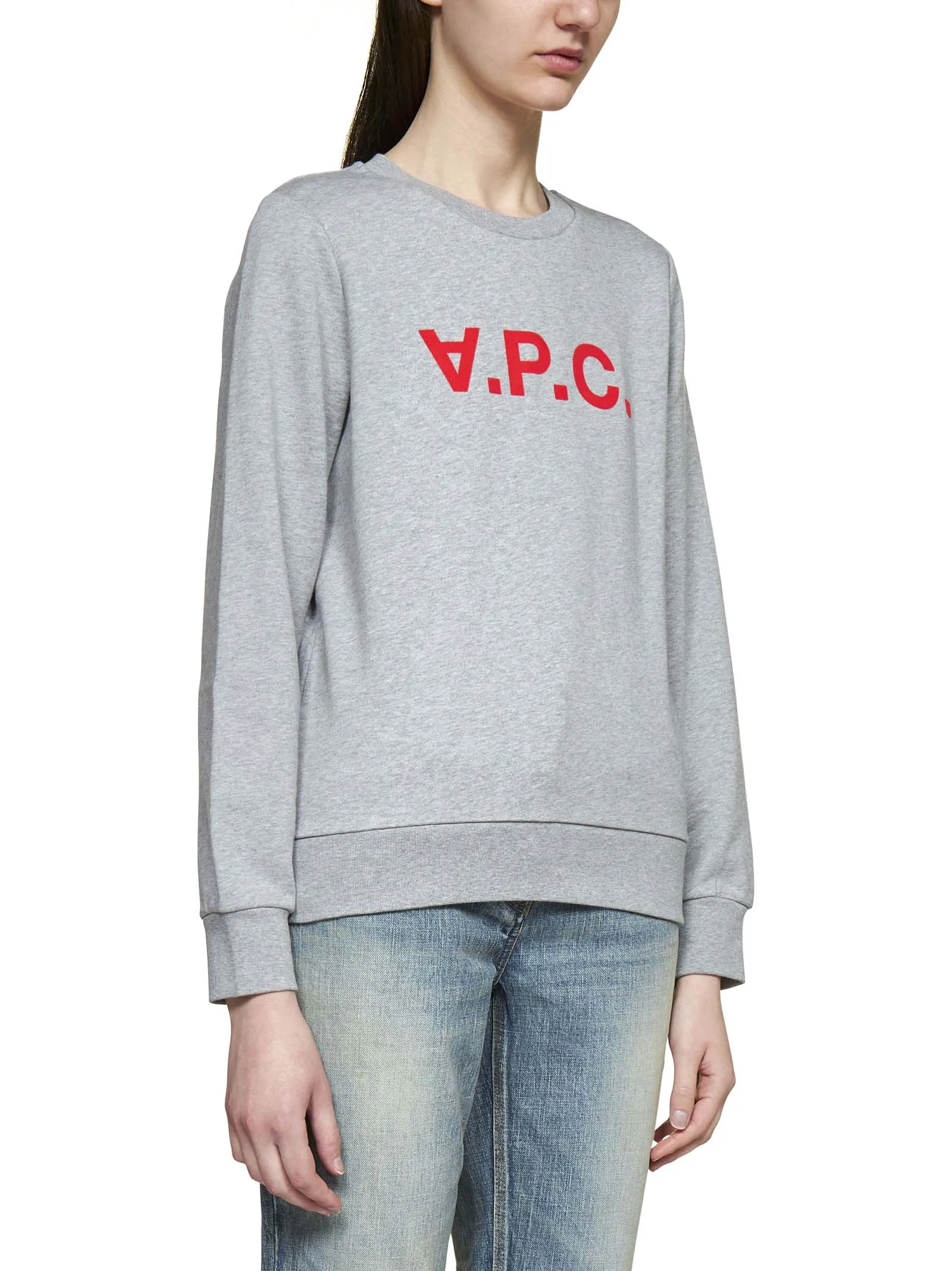 A.P.C. Logo Printed Crewneck Sweatshirt