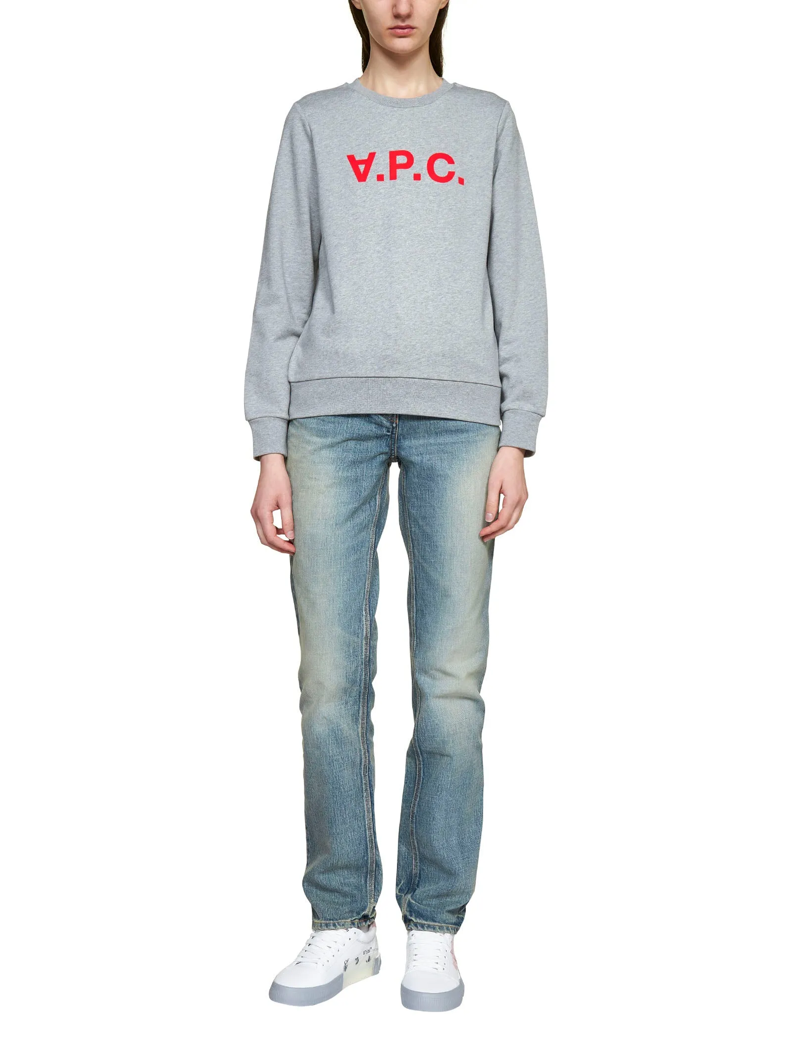 A.P.C. Logo Printed Crewneck Sweatshirt