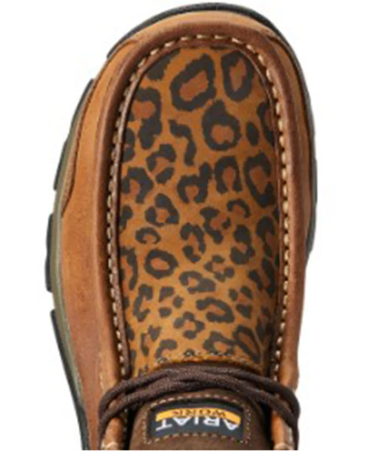 Ariat Women's Edge Lite Cheetah Print Work Shoes - Composite Toe