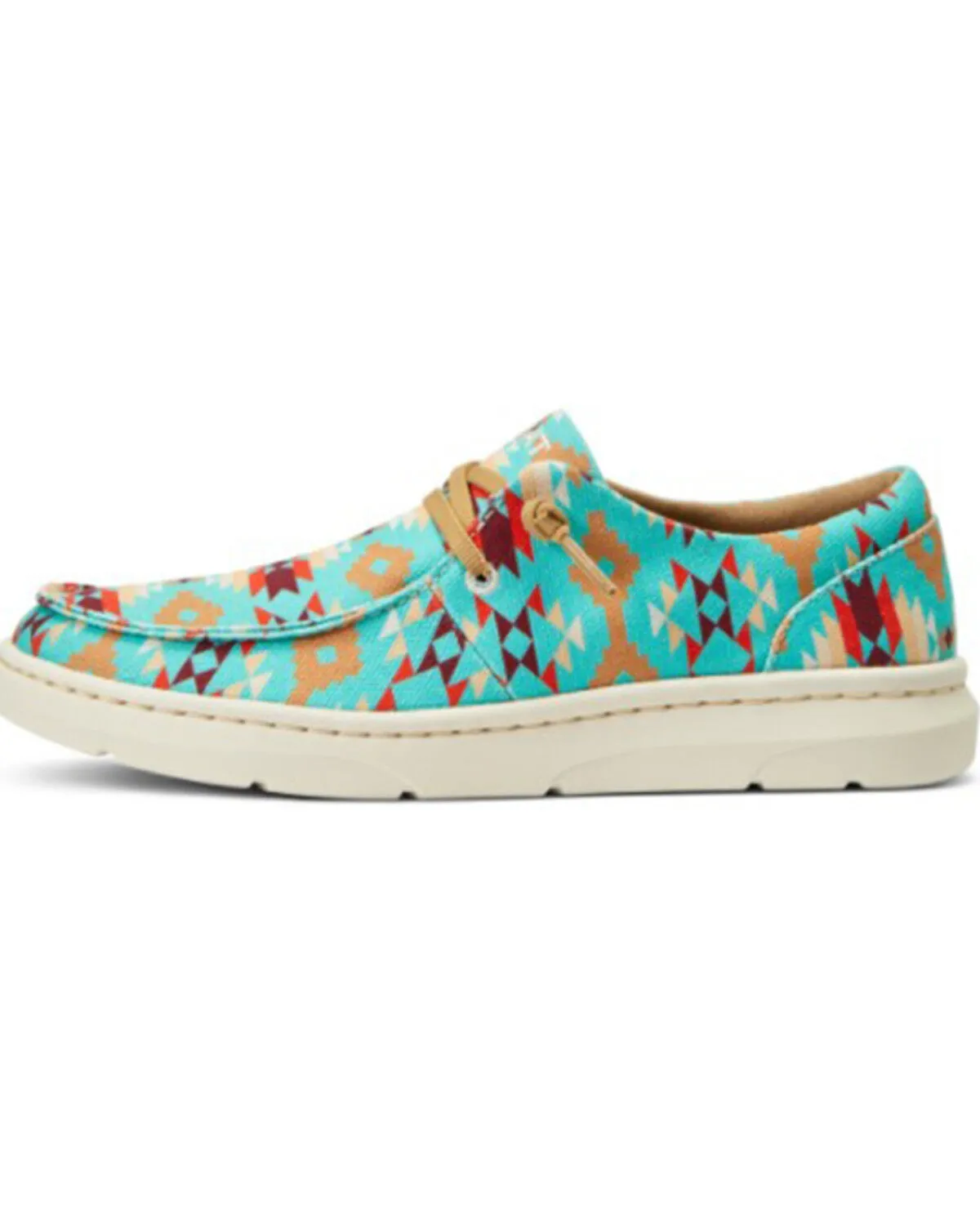 Ariat Women's Saddle Southwestern Print Casual Hilo Shoes - Moc Toe