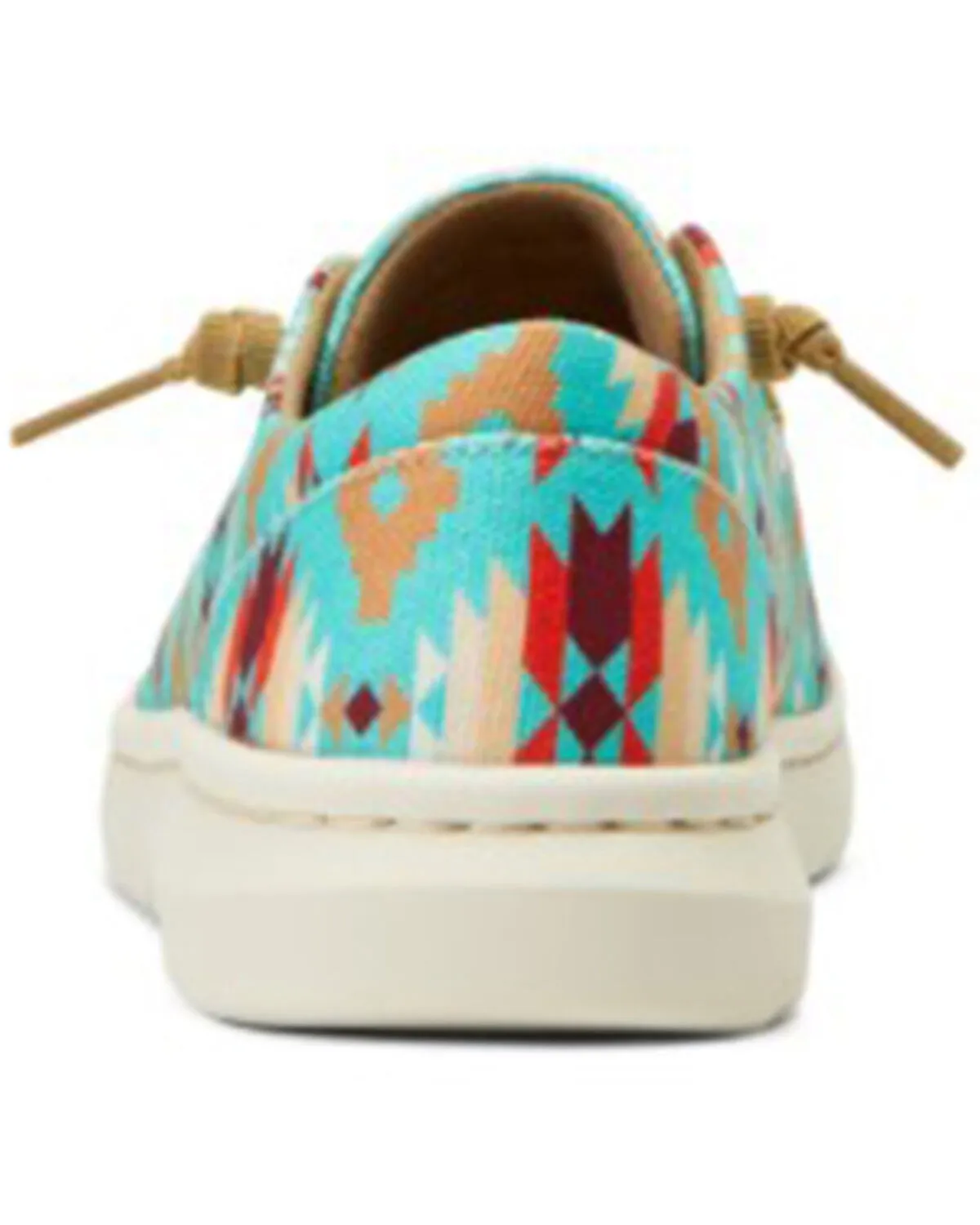 Ariat Women's Saddle Southwestern Print Casual Hilo Shoes - Moc Toe