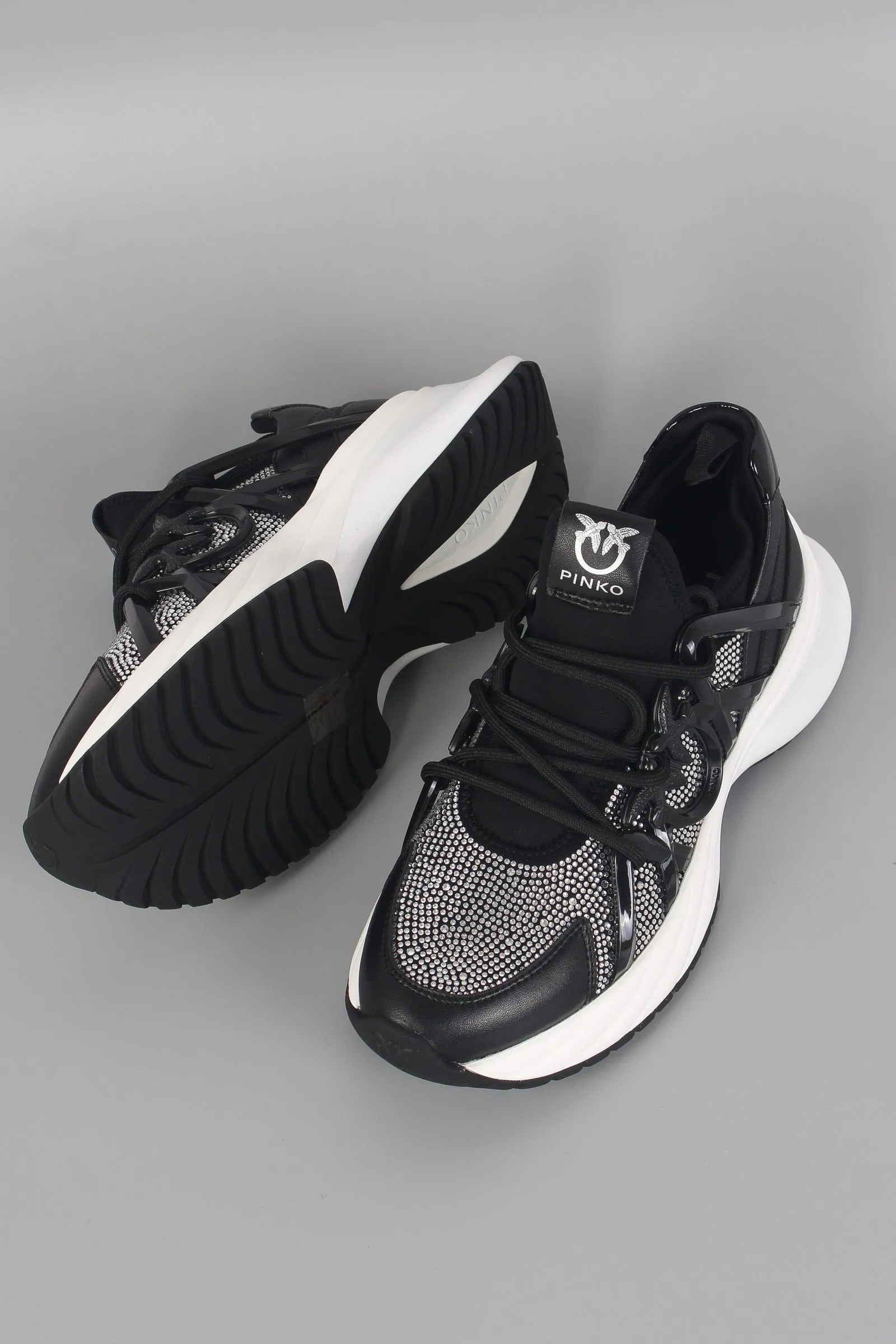 Ariel 01 Sneaker Neoprene Black/crystal