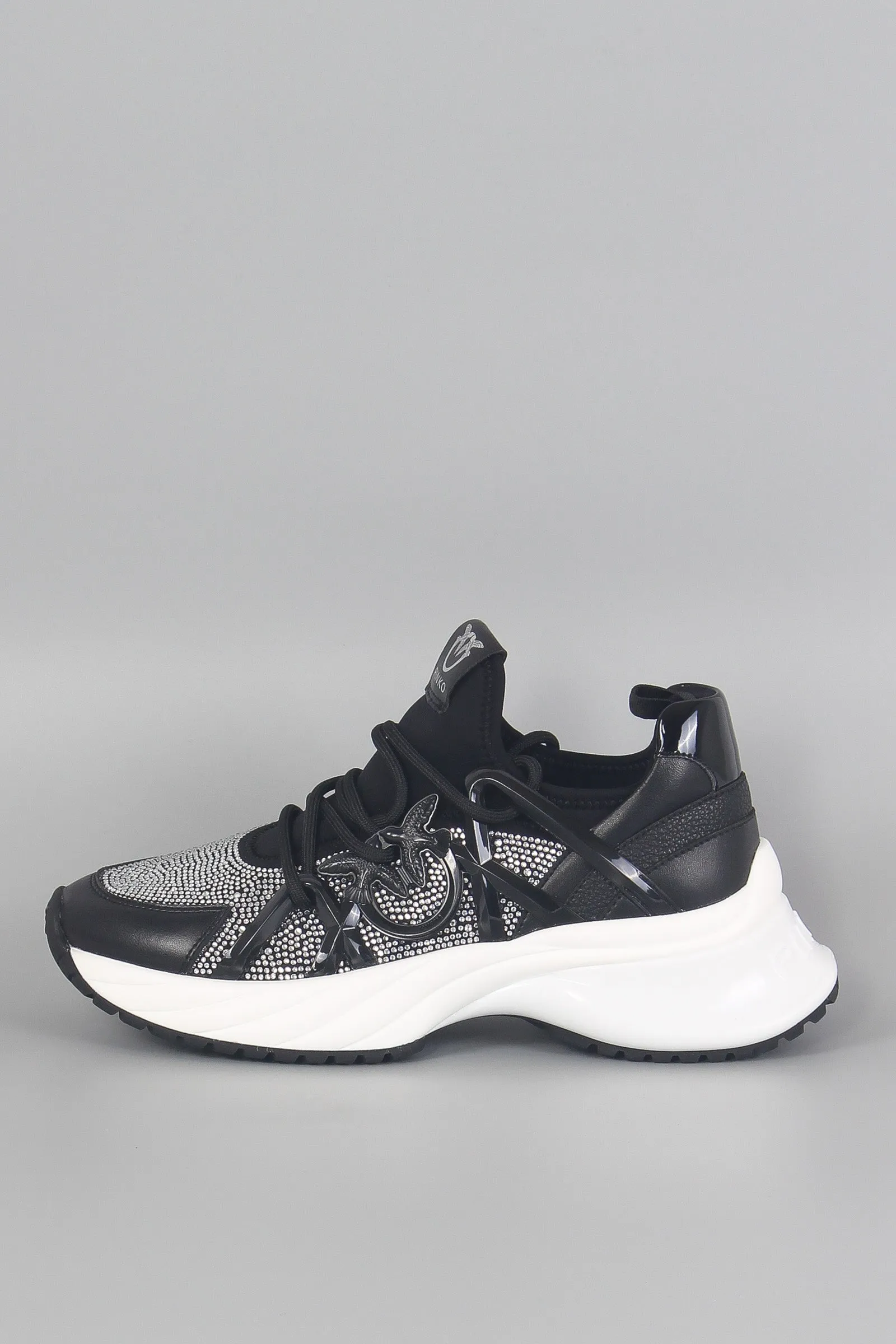 Ariel 01 Sneaker Neoprene Black/crystal