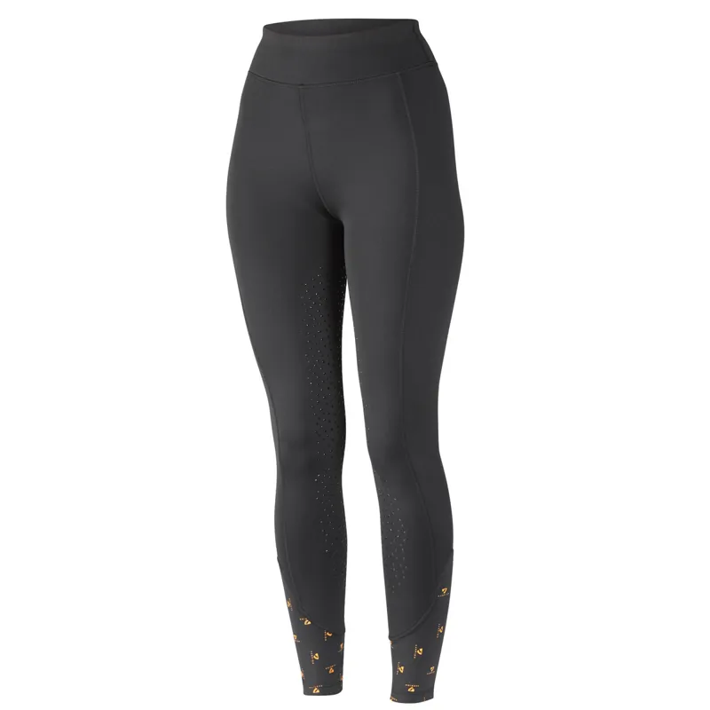 Aubrion Porter Full Grip Ladies Winter Riding Tights - Black