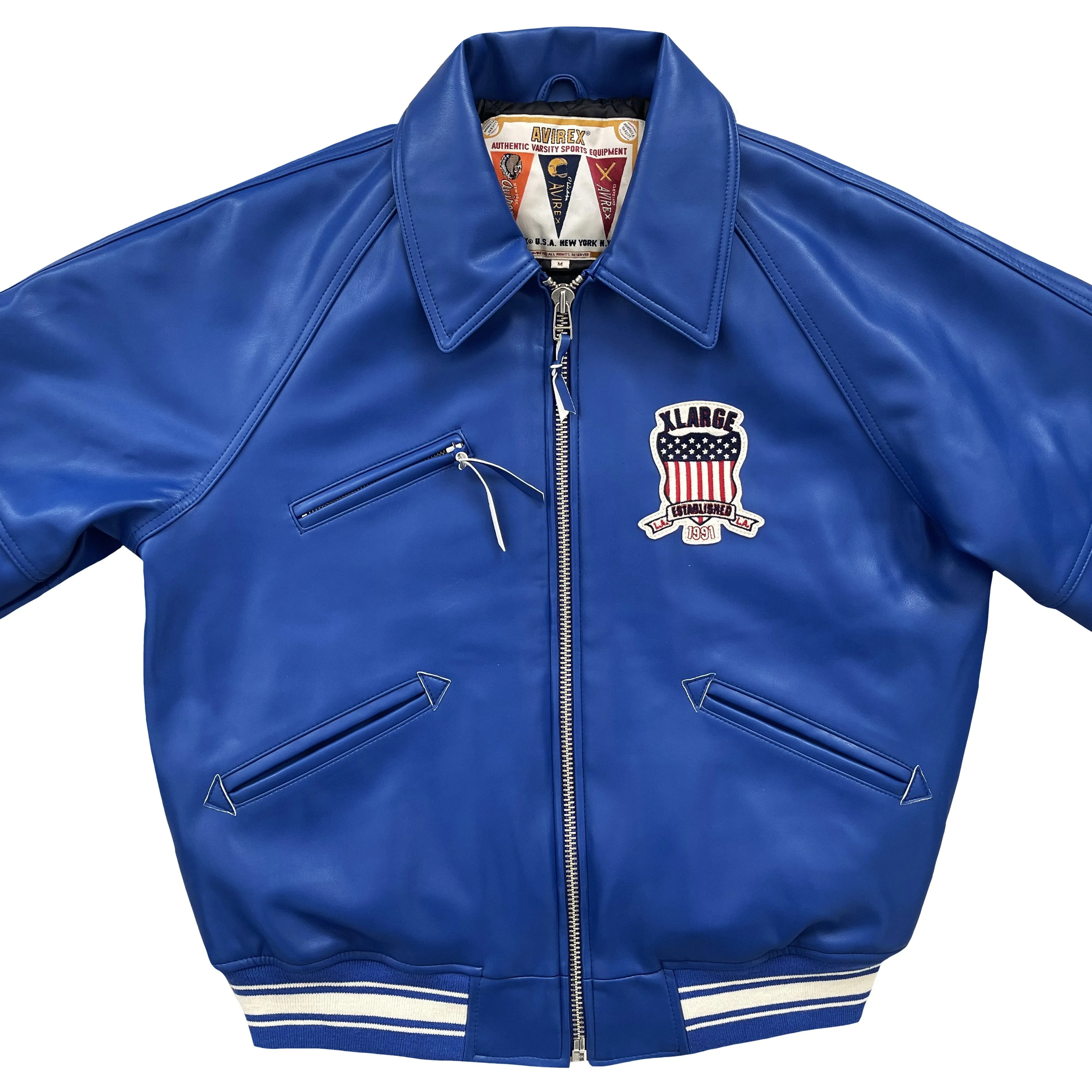 Avirex Icon Leather Varsity Jacket