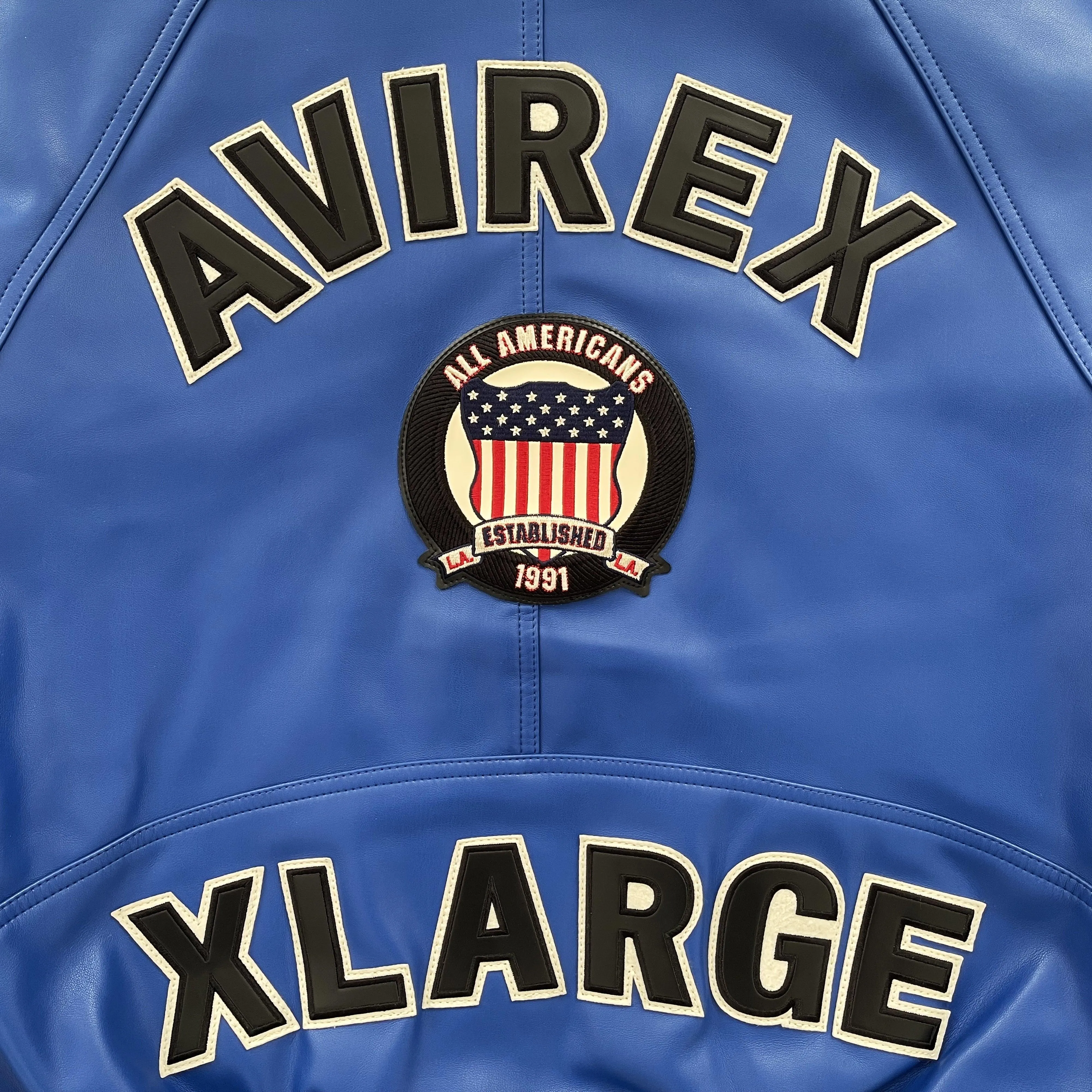 Avirex Icon Leather Varsity Jacket