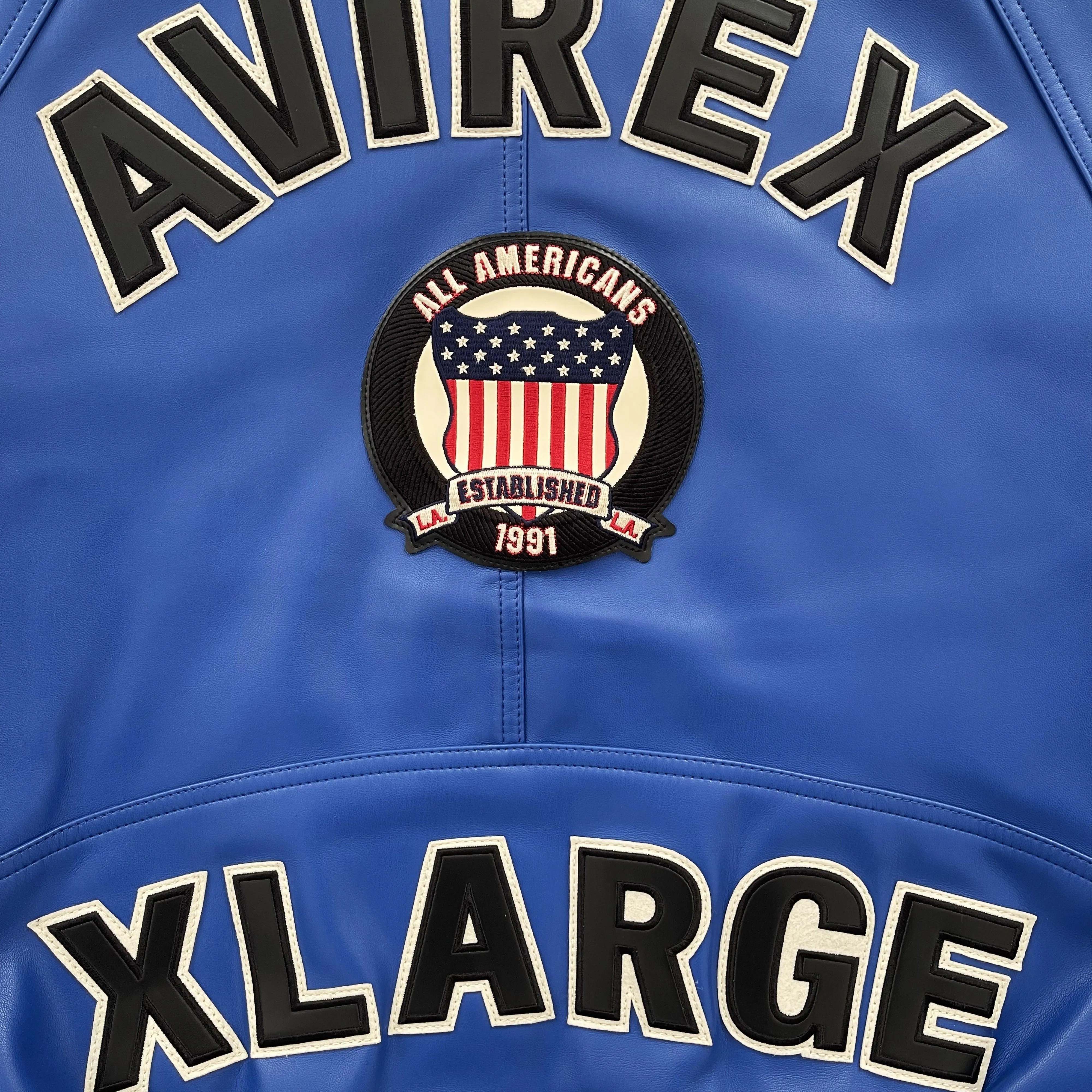 Avirex Icon Leather Varsity Jacket