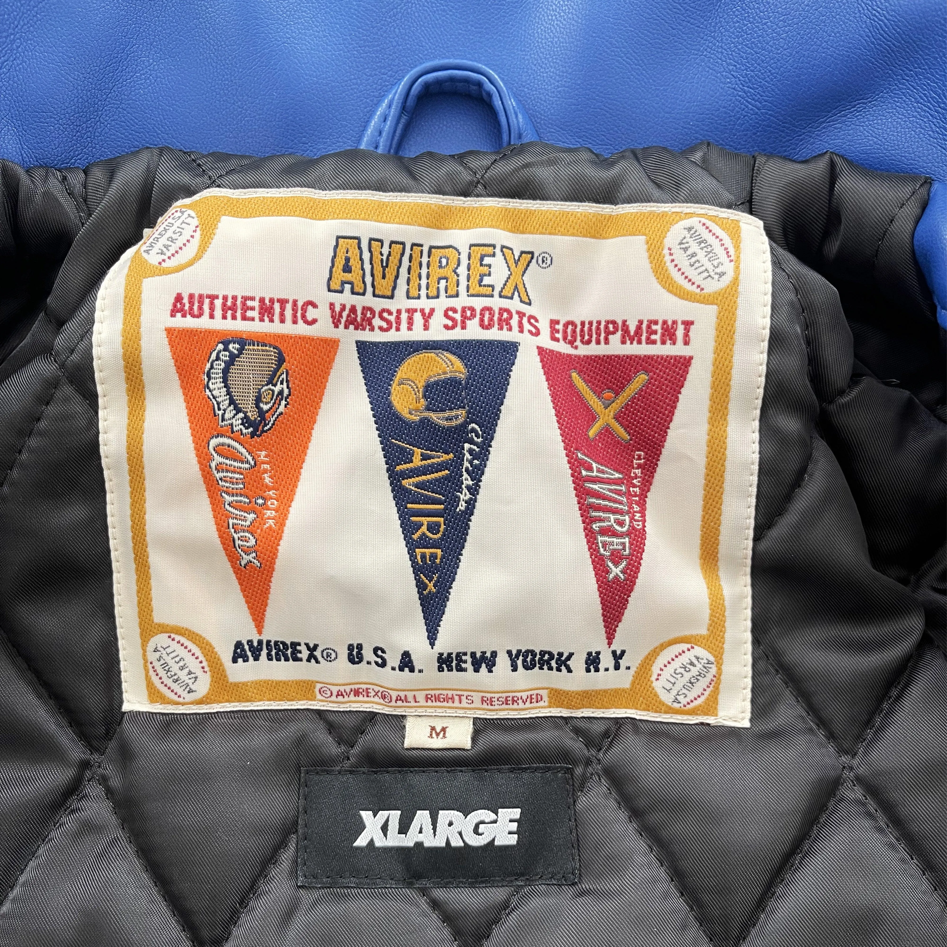 Avirex Icon Leather Varsity Jacket