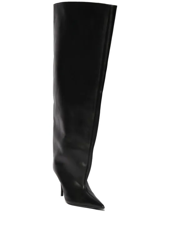 Balenciaga   110mm Waders leather boots 