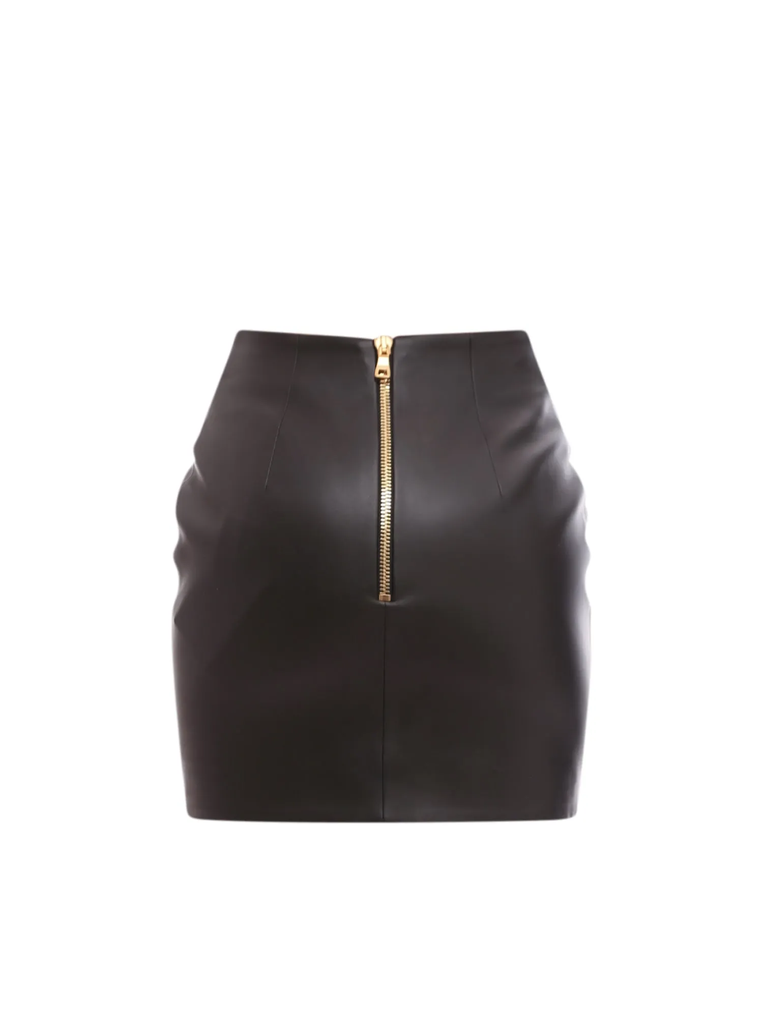 Balmain Mid Rise Wrap-Style Mini Skirt