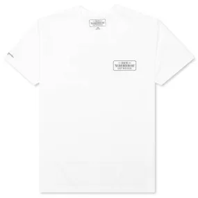 Bar & Shield S/S C-Tee - White