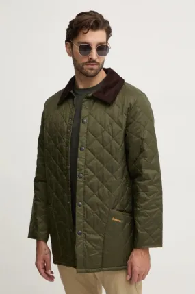 Barbour jacket le Quilt men's green color MQU0001