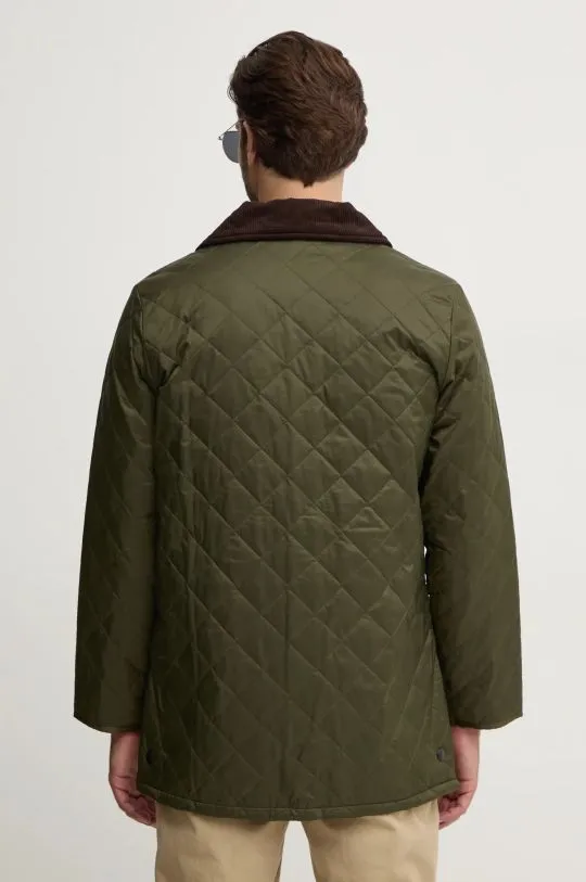 Barbour jacket le Quilt men's green color MQU0001