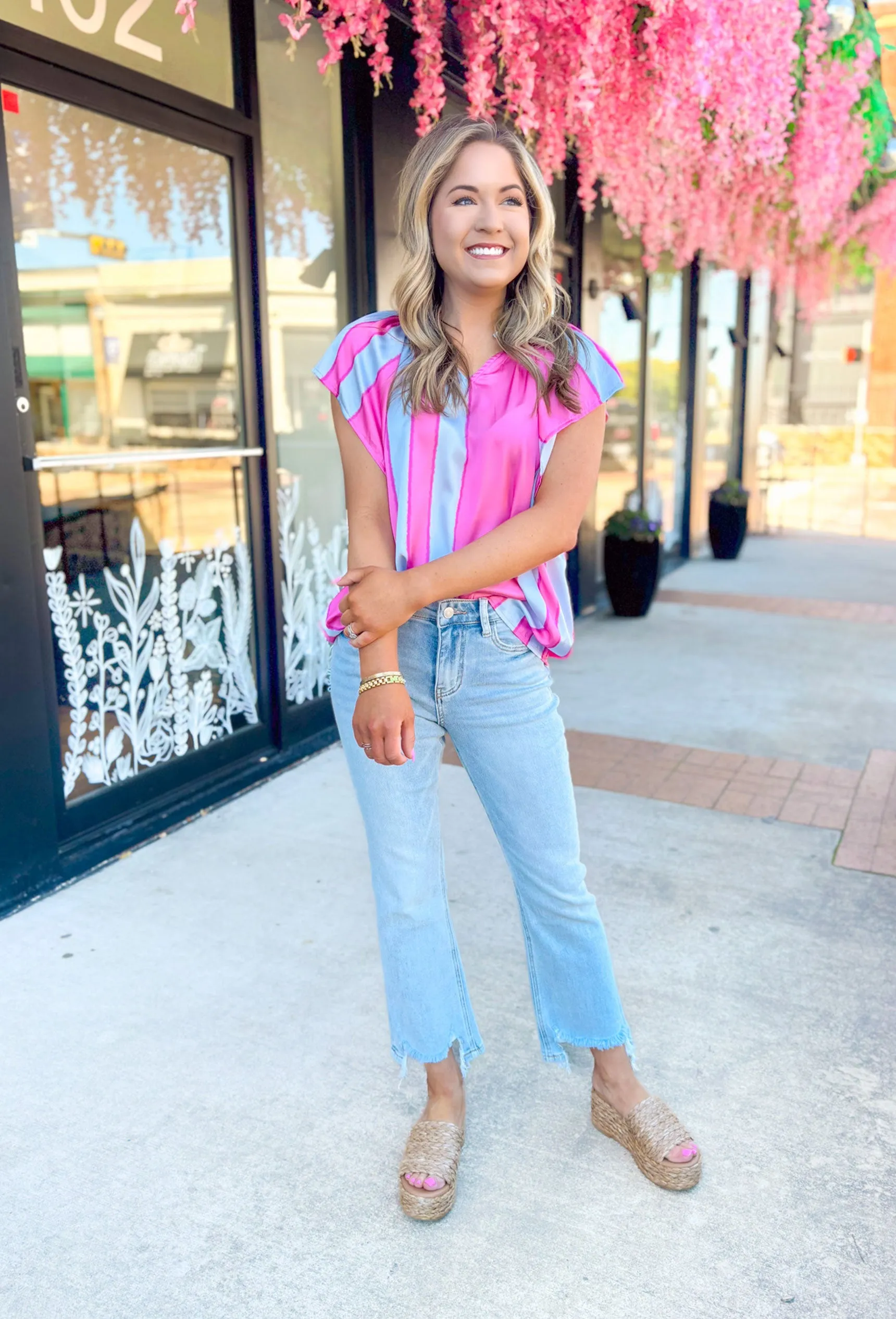 Better Off Blouse in Pink