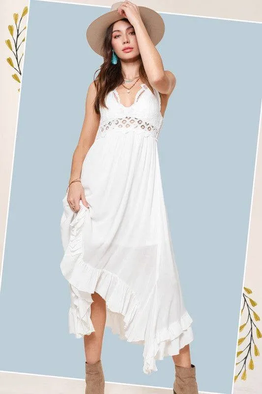 Breeze Hi Low Long Slip Dress