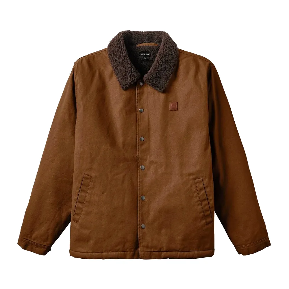 Brixton Beta Lined Coaches Jacket Desert Palm