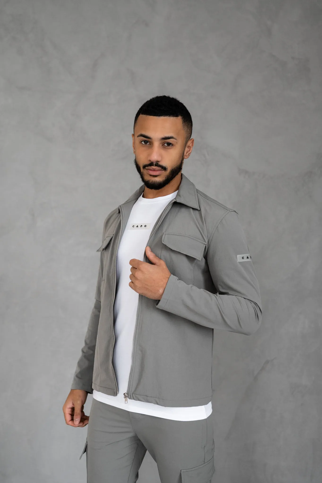 Capo UTILITY Jacket - Light Grey