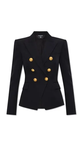 Classic 6-Button Jacket - Black