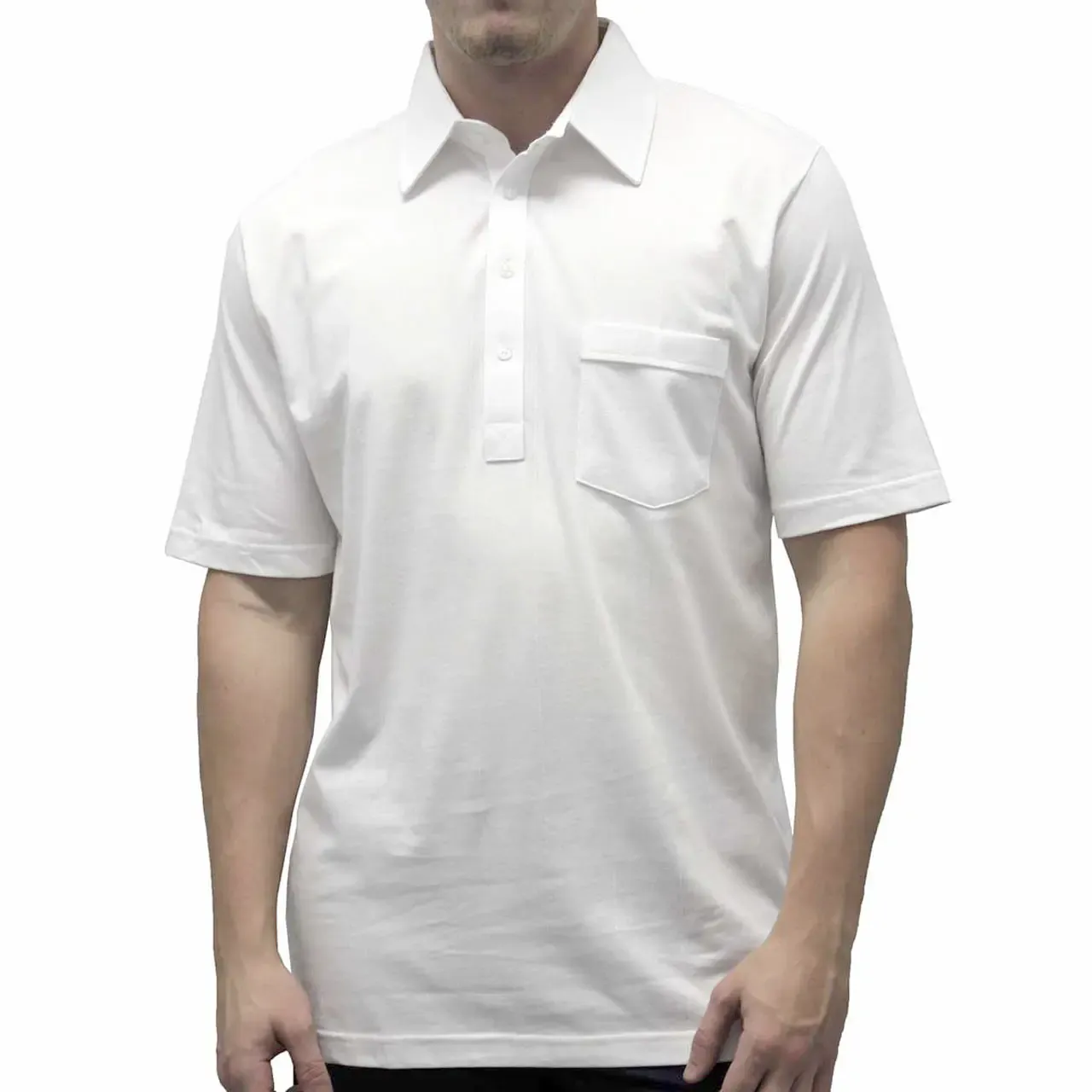 Classics by Palmland White Short Sleeve Polo