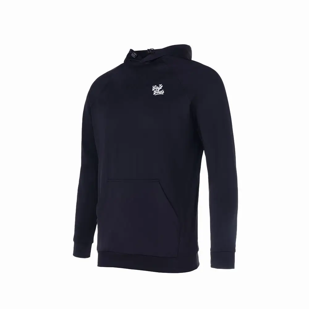 Clubhouse Script Hoodie in Black