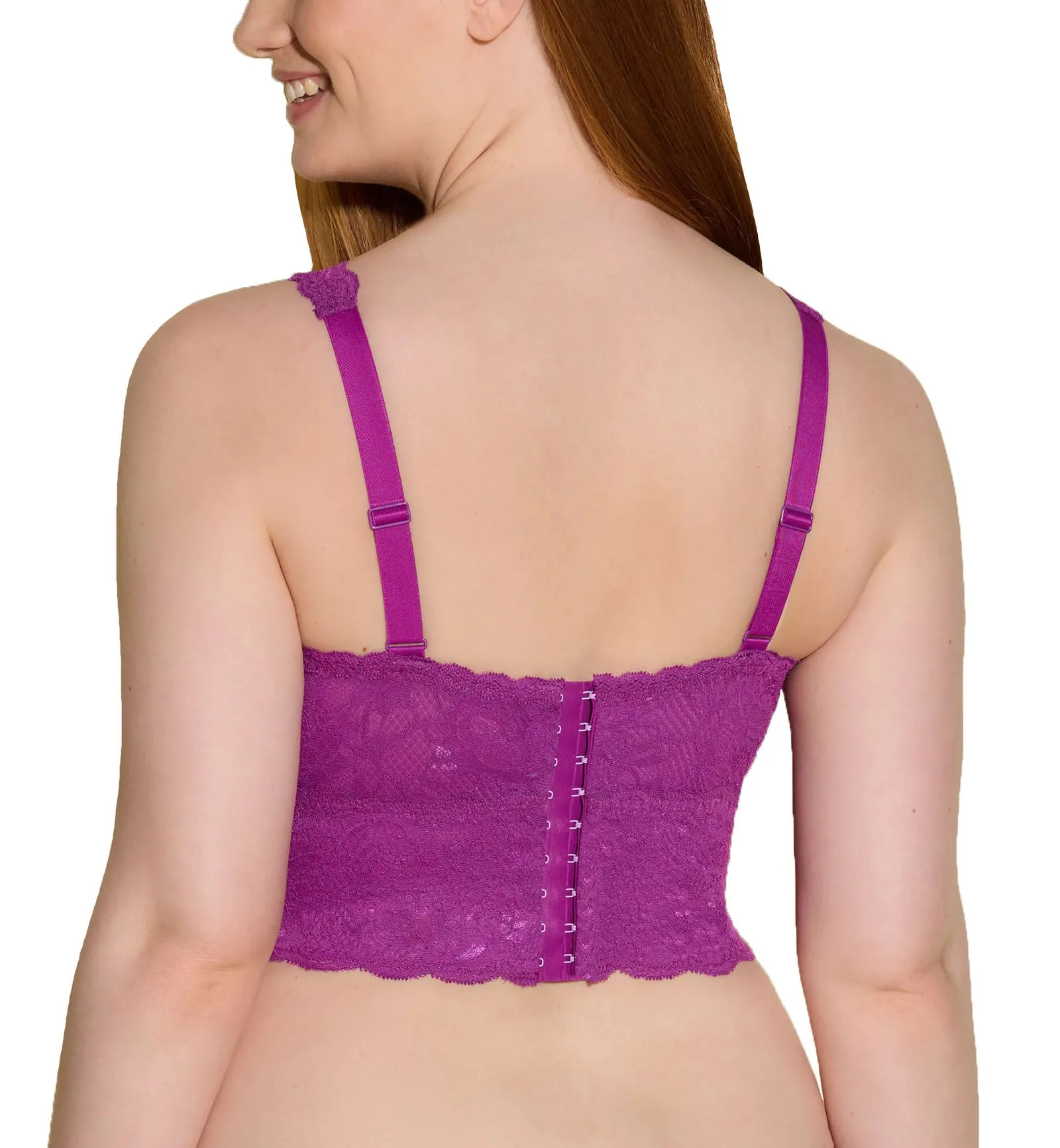 Cosabella Never Say Never CURVY Plungie Longline Bralette (NEVER1385) - Swiss Beet