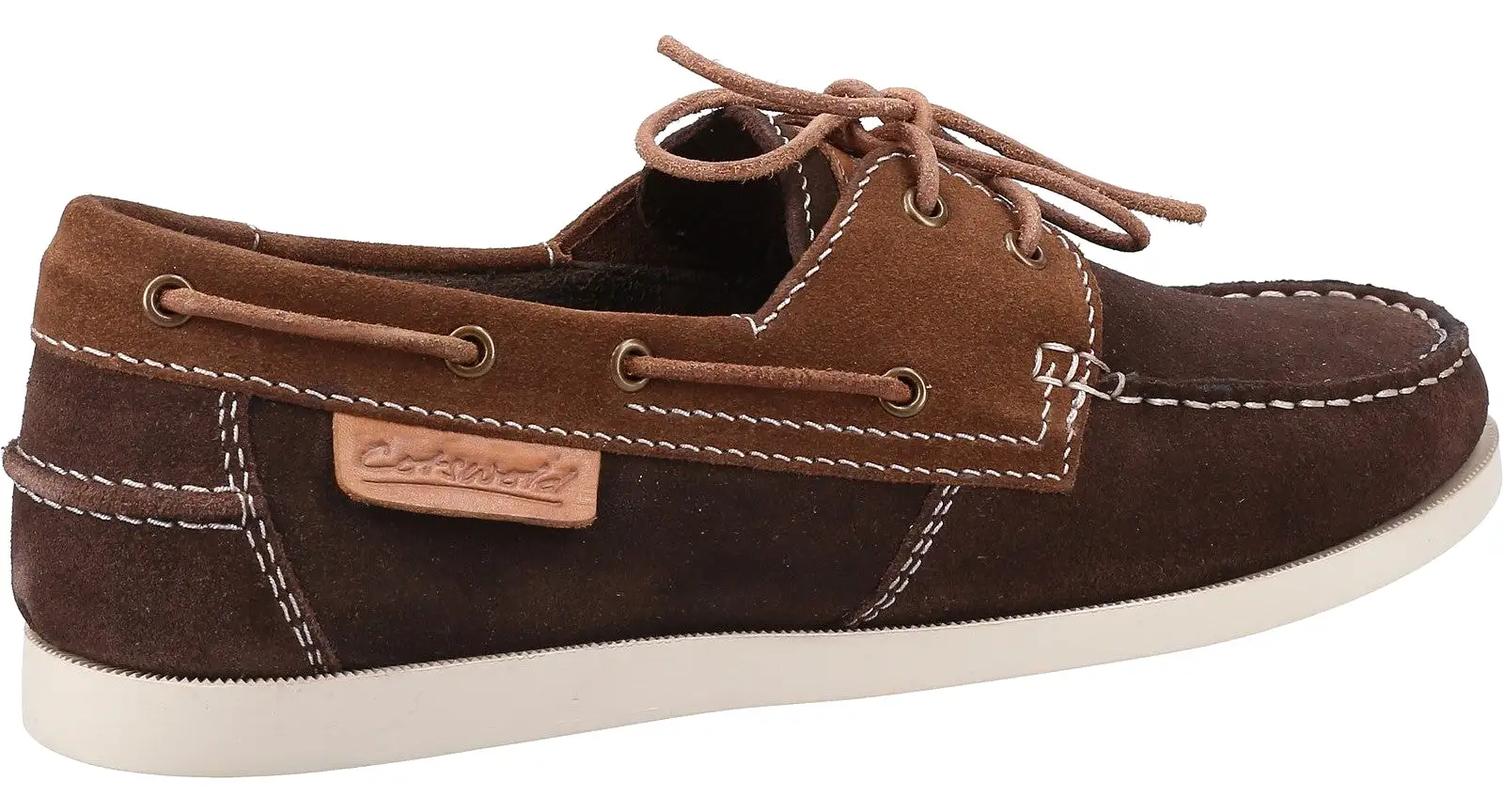 Cotswold Mitcheldean Mens Leather Lace Up Boat Shoe