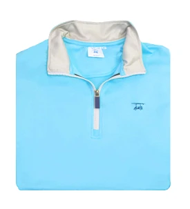 Dogwood Quarter Zip- Solid Bell