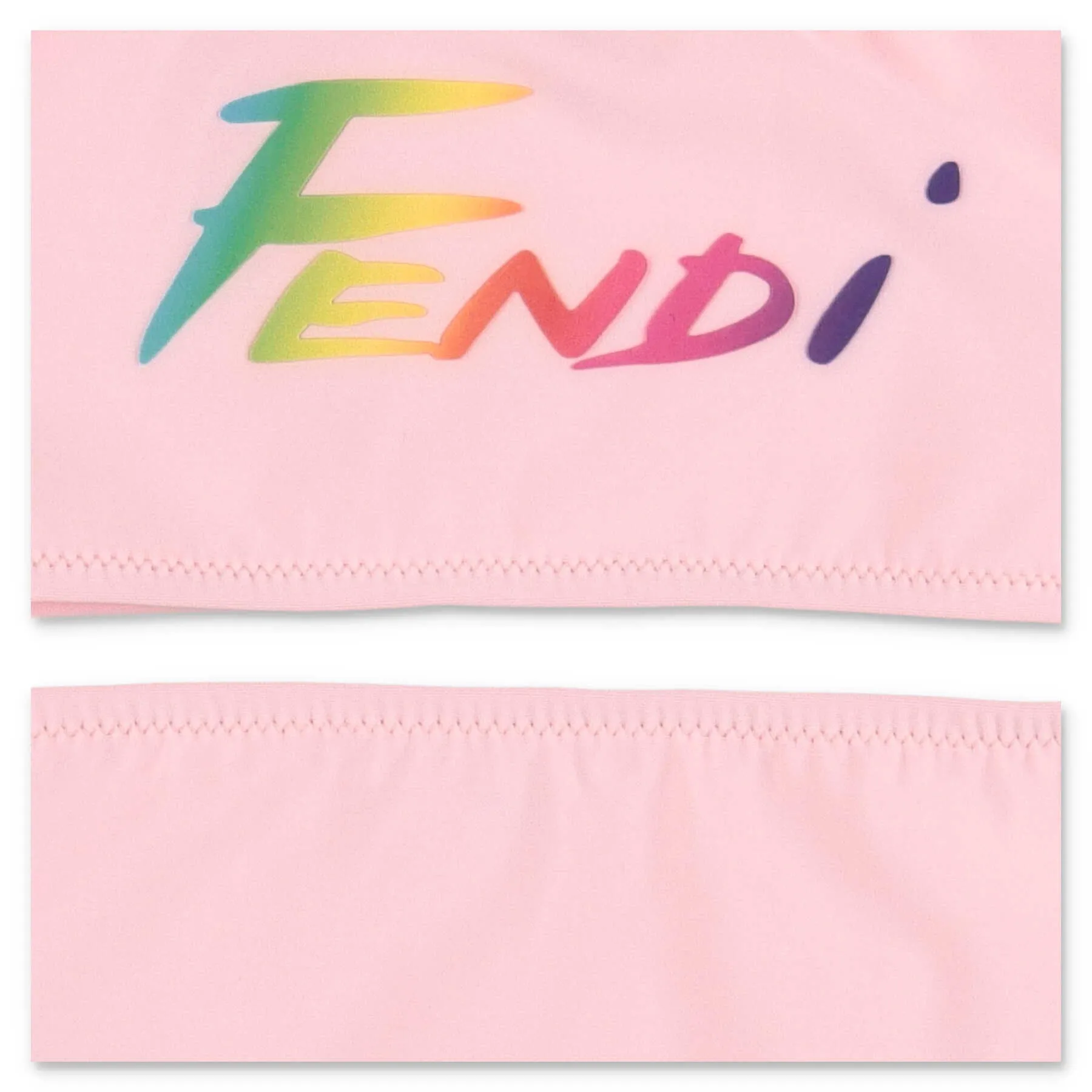 Fendi Kids Logo Printed Two-Piece Swimsuit