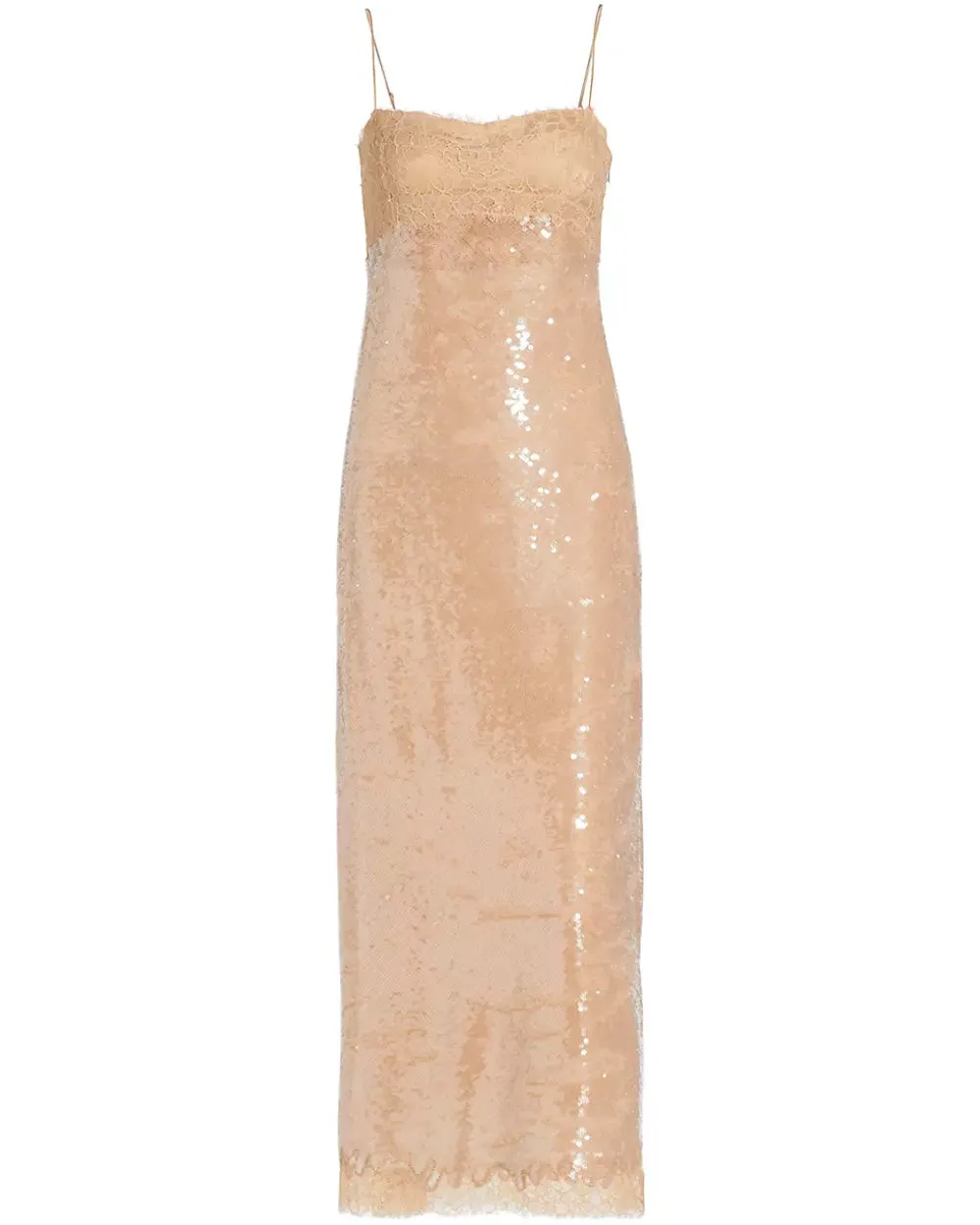 Ginger Root Sequin Valentina Slip Dress