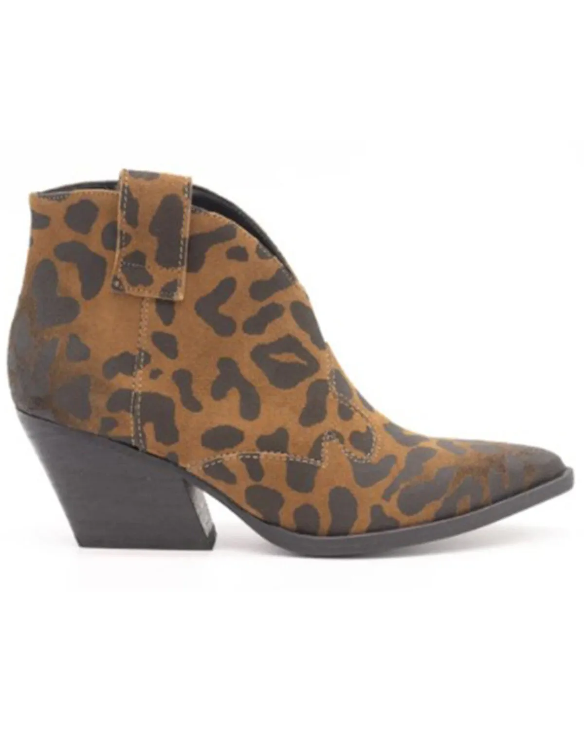 Golo Shoes Women's Rodeo Leopard Fashion Booties - Pointed Toe