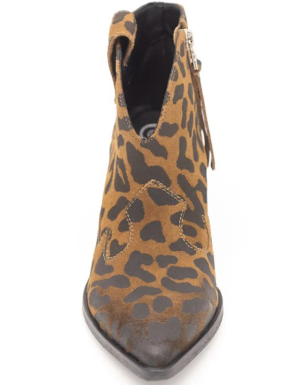 Golo Shoes Women's Rodeo Leopard Fashion Booties - Pointed Toe