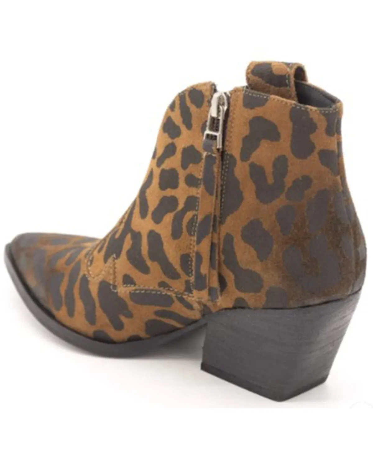 Golo Shoes Women's Rodeo Leopard Fashion Booties - Pointed Toe