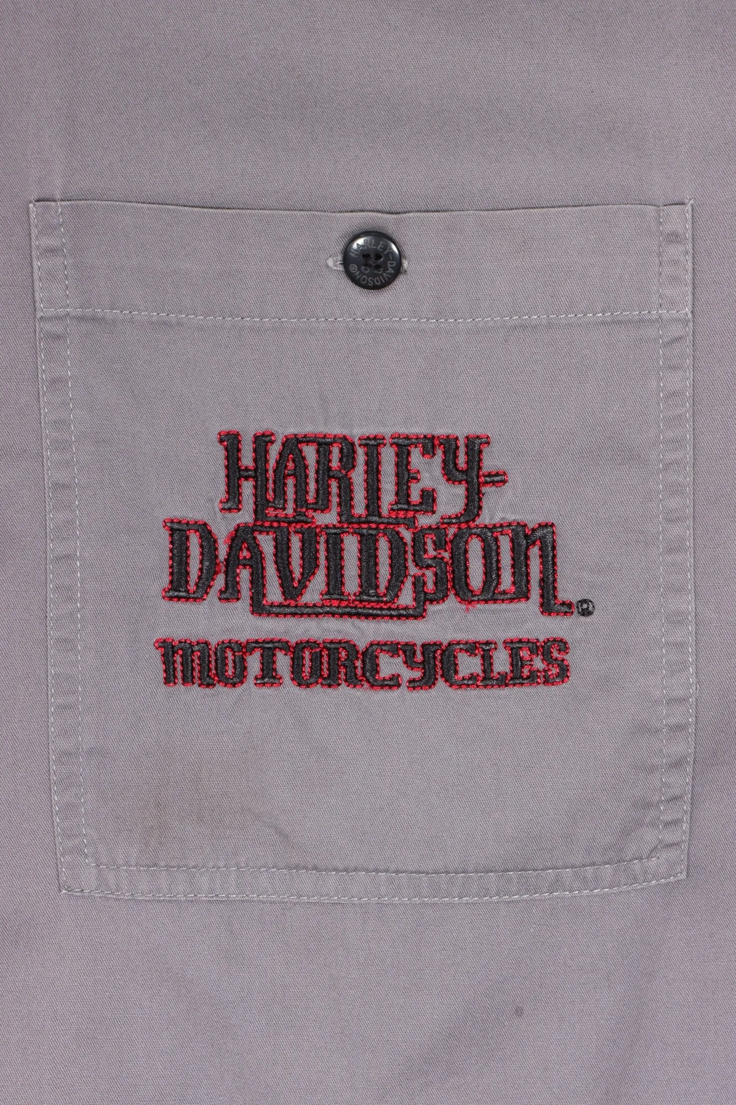 HARLEY DAVIDSON Multi Patch Mechanics Short Sleeve Shirt (XXL)