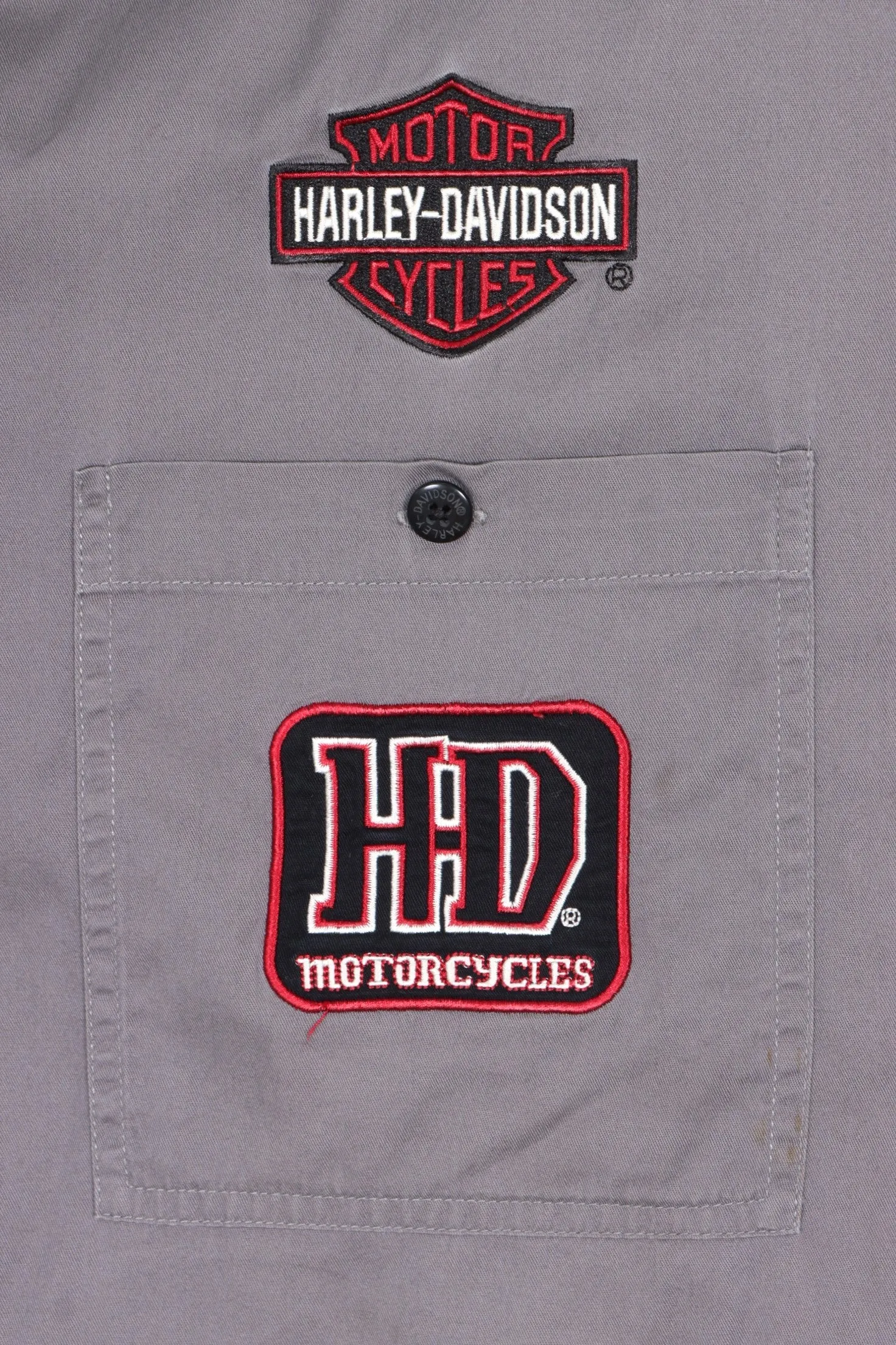 HARLEY DAVIDSON Multi Patch Mechanics Short Sleeve Shirt (XXL)