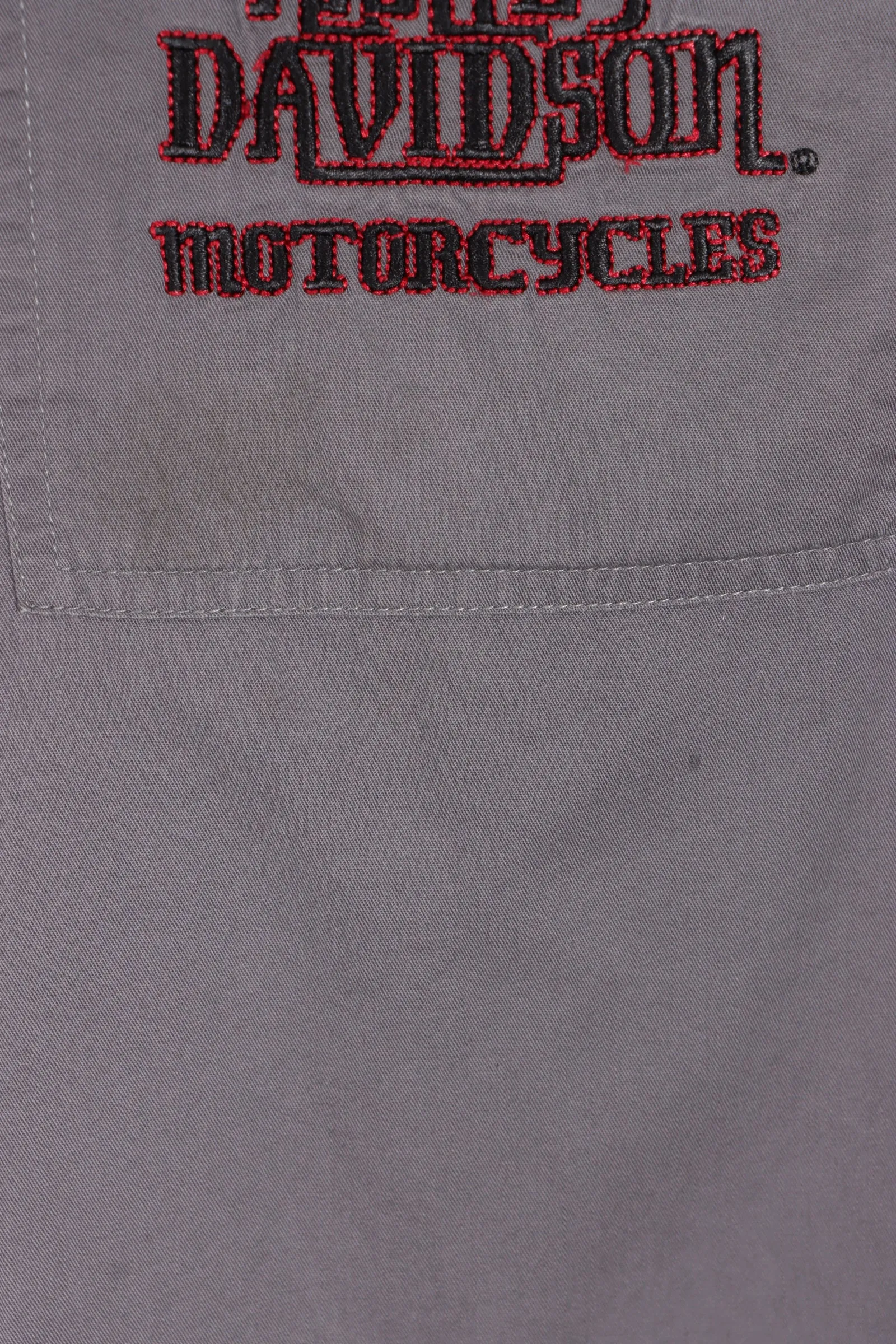 HARLEY DAVIDSON Multi Patch Mechanics Short Sleeve Shirt (XXL)