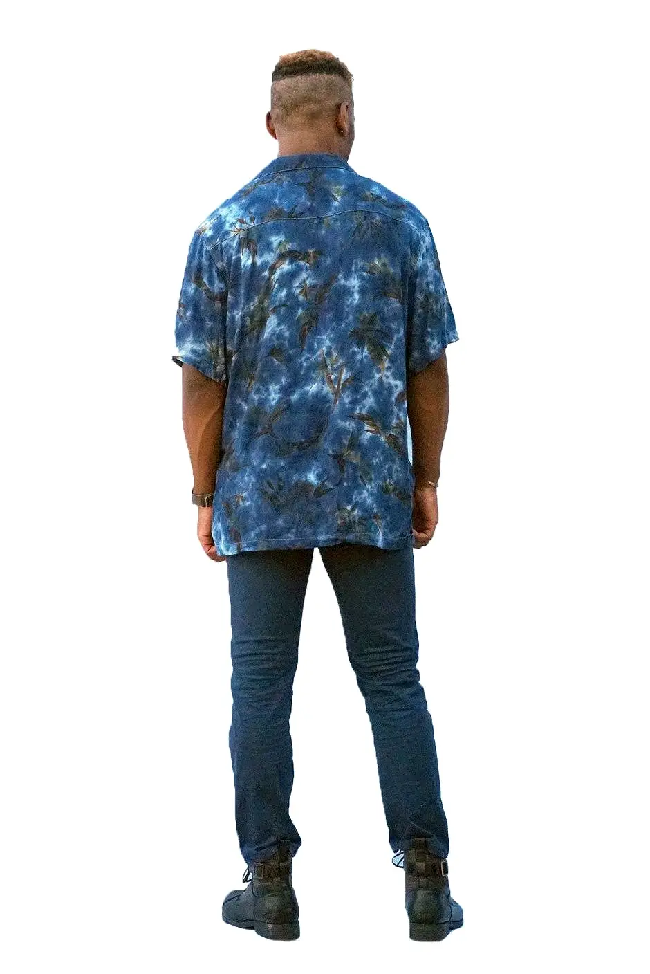 Hawaiian Kai Shirt // Ocean Bottom Tie Dye