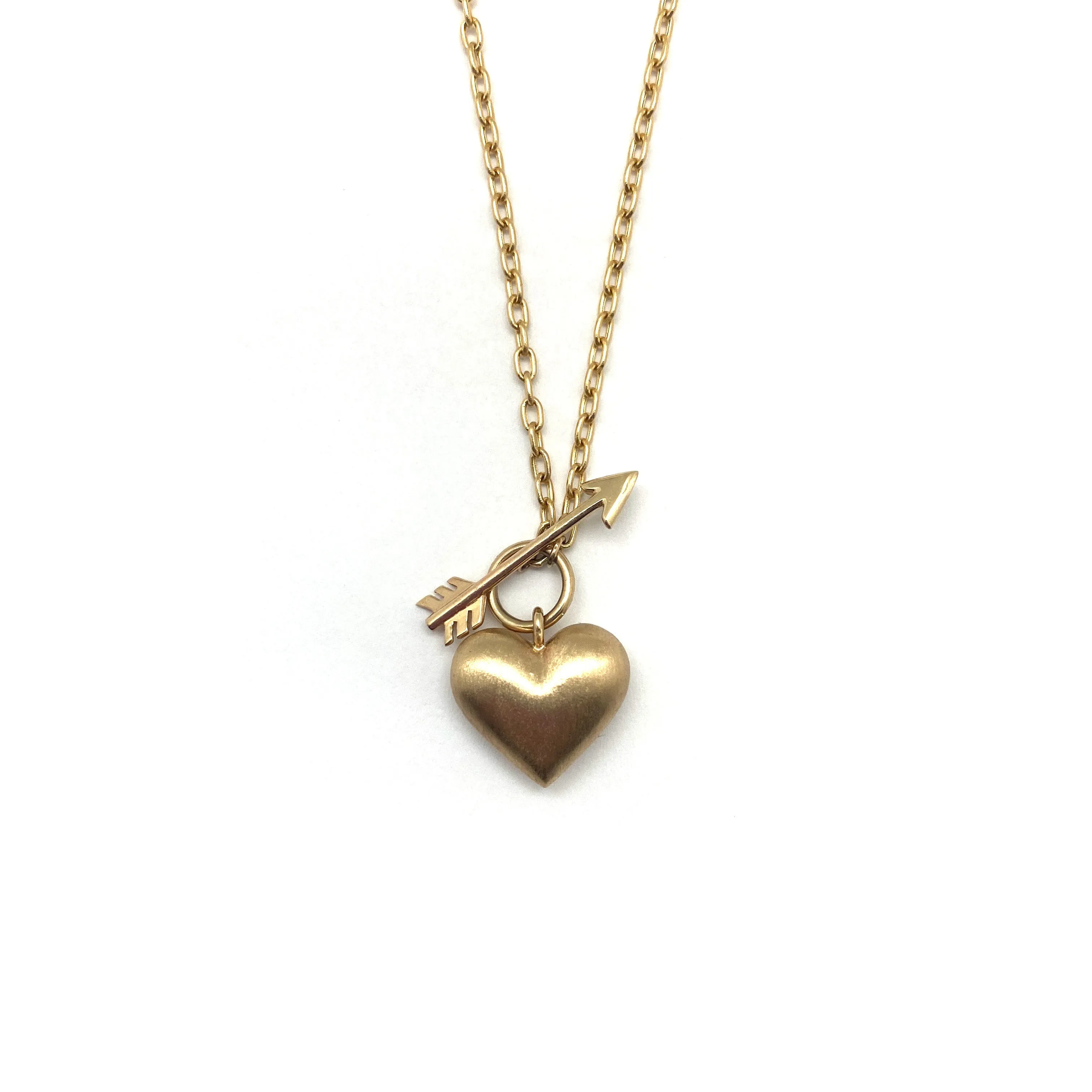 Heart and Arrow Toggle Pendant