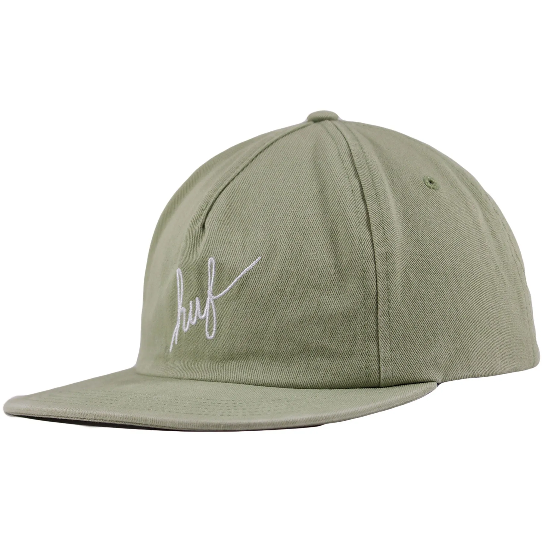 Huf Washed Script Sage Snapback Hat