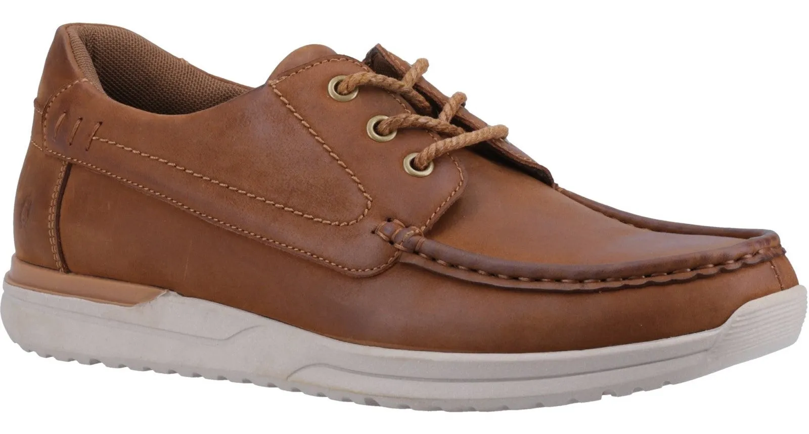 Hush Puppies Howard Mens Leather Lace Up Casual Shoe