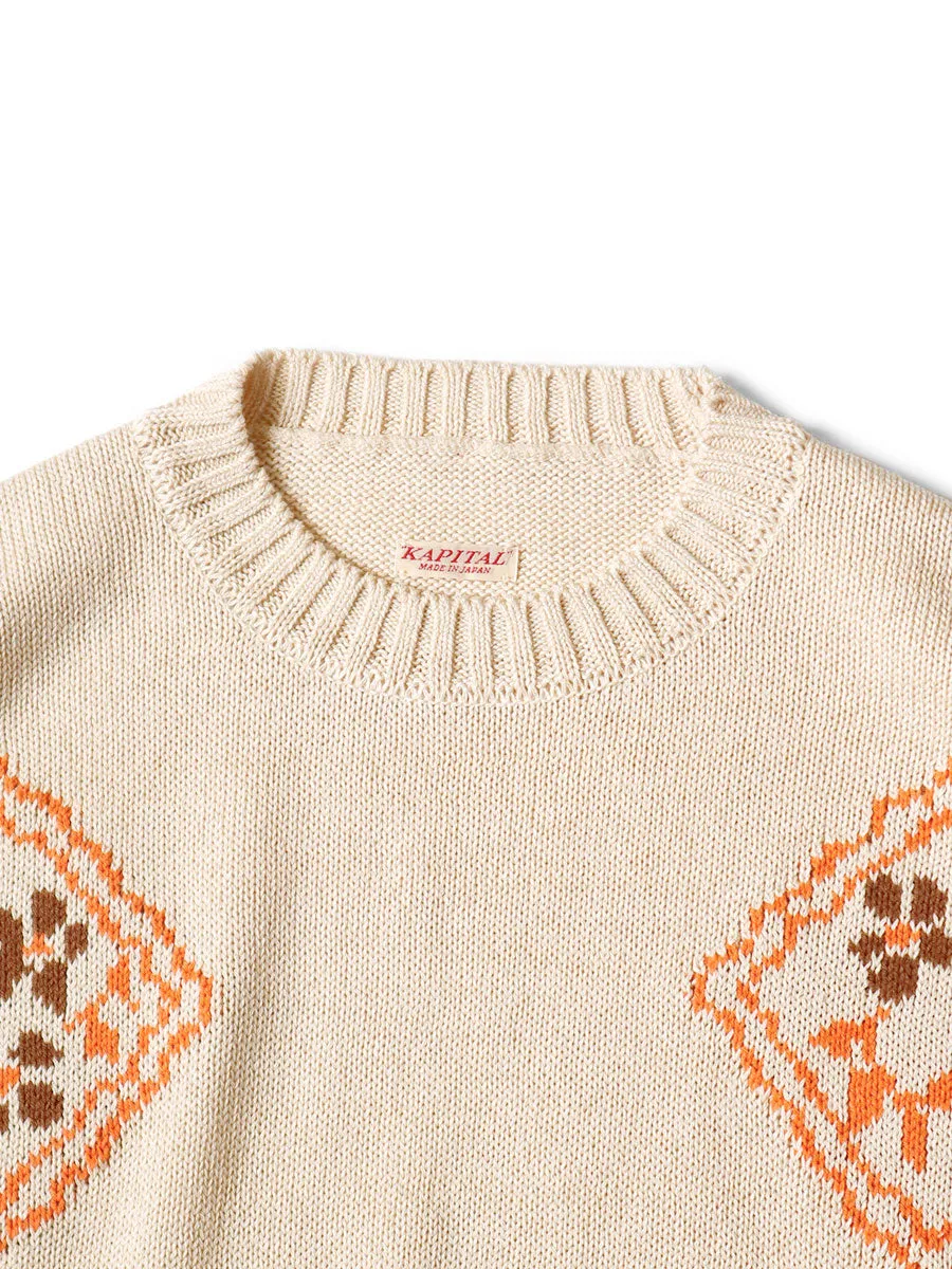 Kapital 5G Cotton Knit KOOKIE Crew Sweater