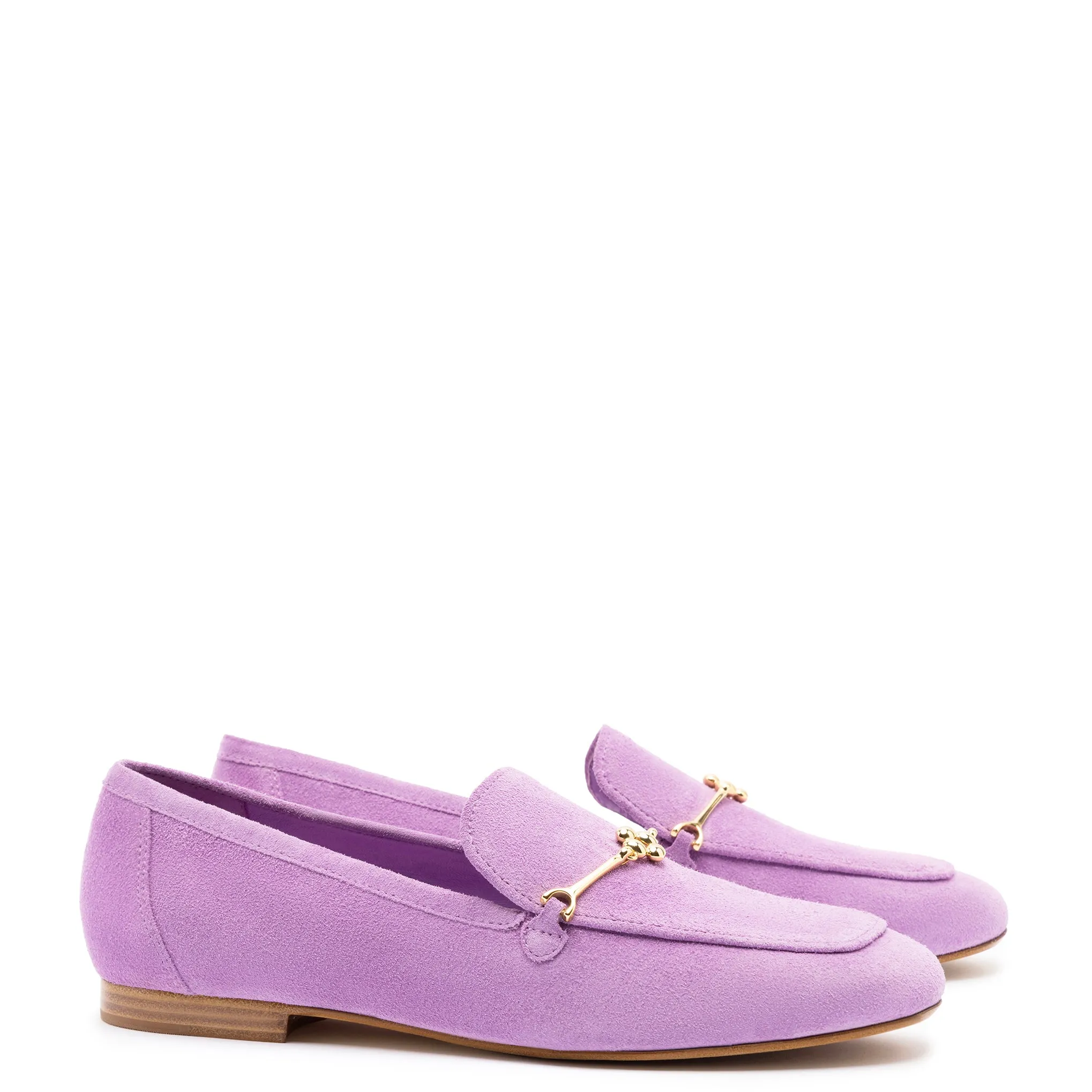 Katherine Loafer In Lilac Suede