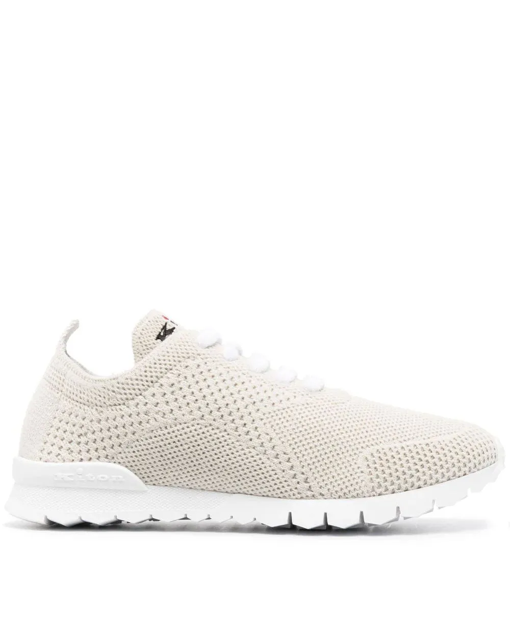 Knit Low Top Sneaker in Beige