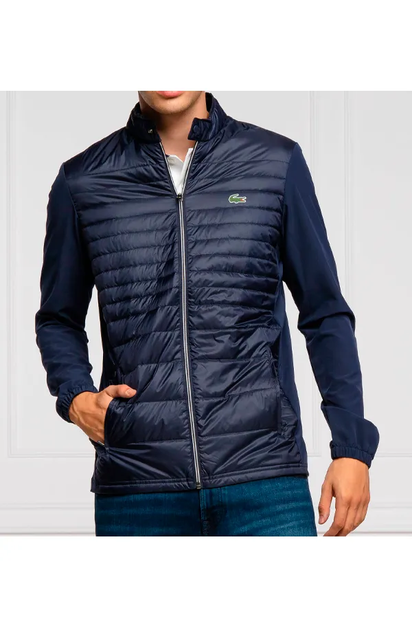 Lacoste Quilted Jacket Lightweight Navy