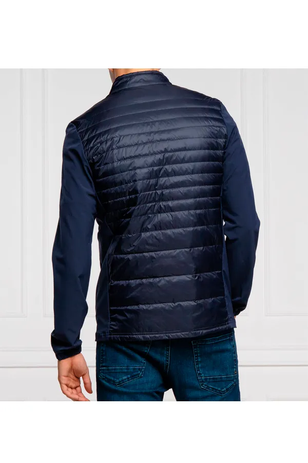 Lacoste Quilted Jacket Lightweight Navy