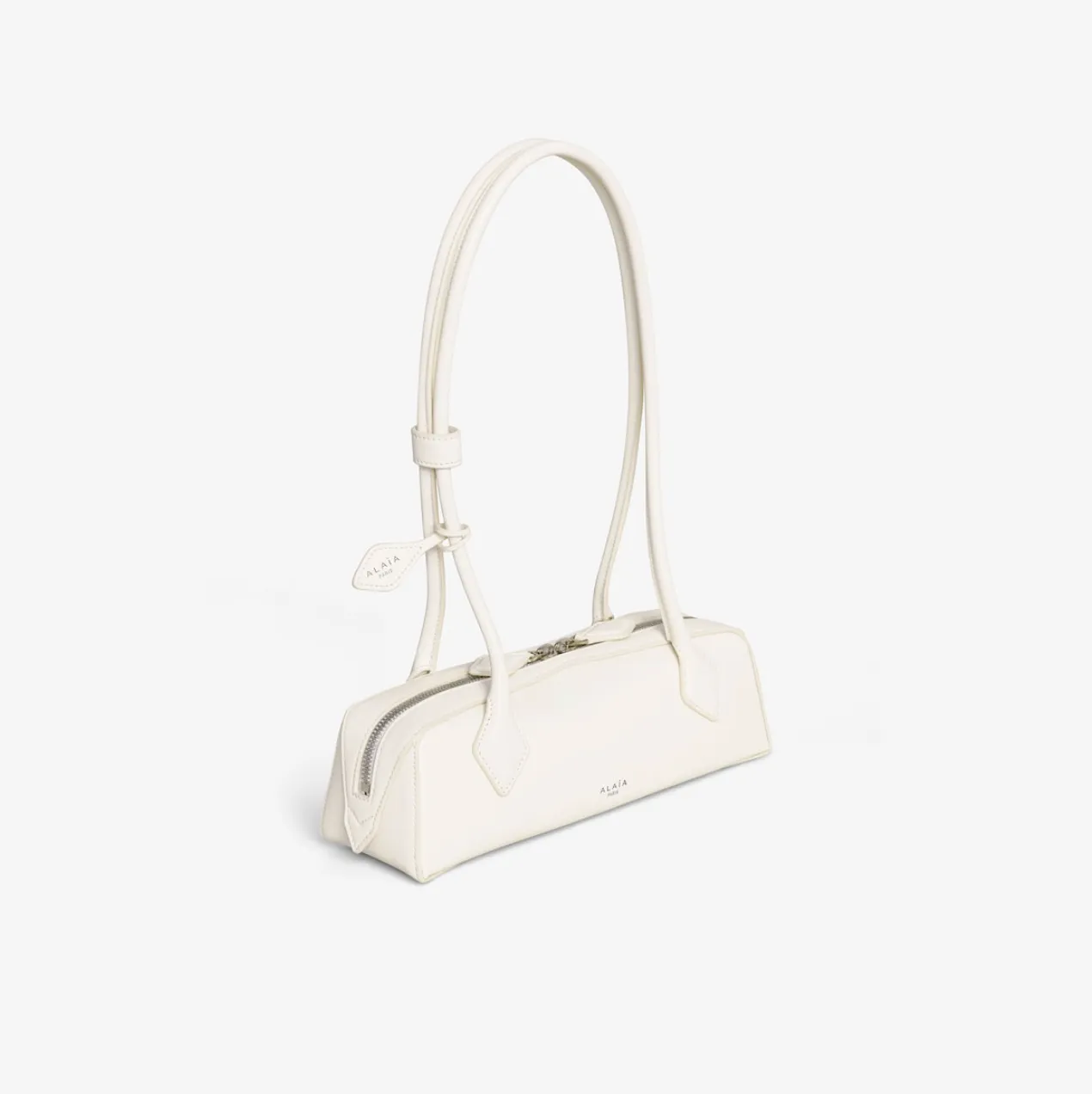 LE TECKEL MEDIUM BAG IN GOATSKIN - IVORY