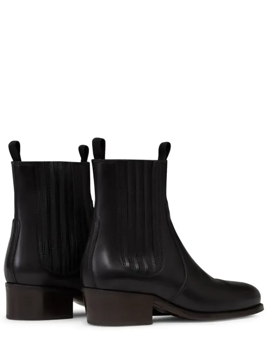 Lemaire   40mm Chelsea leather boots 